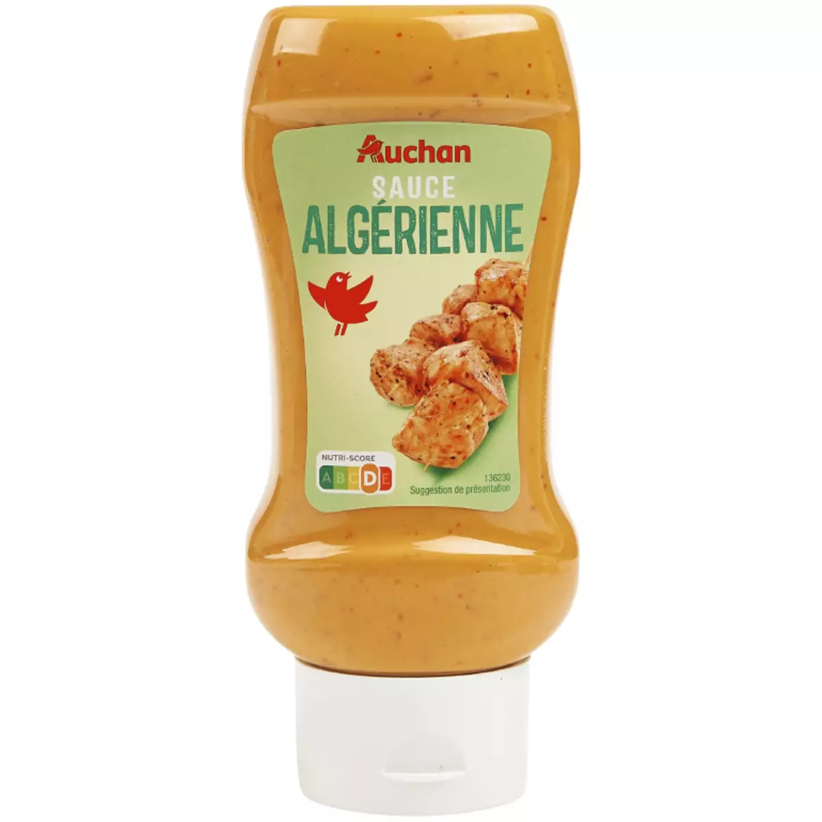 AUCHAN Sauce algérienne flacon souple 355g
