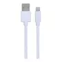 SELECLINE Câble USB / Lightning - Mâle/mâle - 1 mètre - Blanc