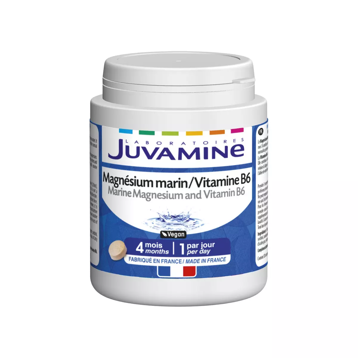 JUVAMINE Complément magnésium marin et vitamine B6 en comprimés 120 comprimés 66g