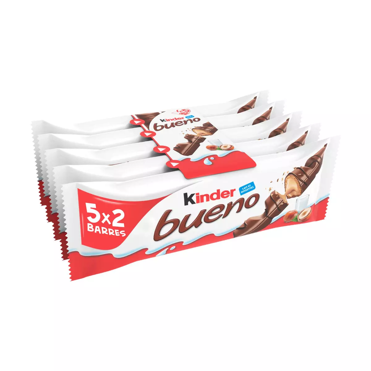 KINDER Bueno barres chocolatées 5x2 barres 220g