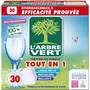 L'ARBRE VERT Tablettes lave-vaisselle Ecolabel tout-en-1 30 tablettes