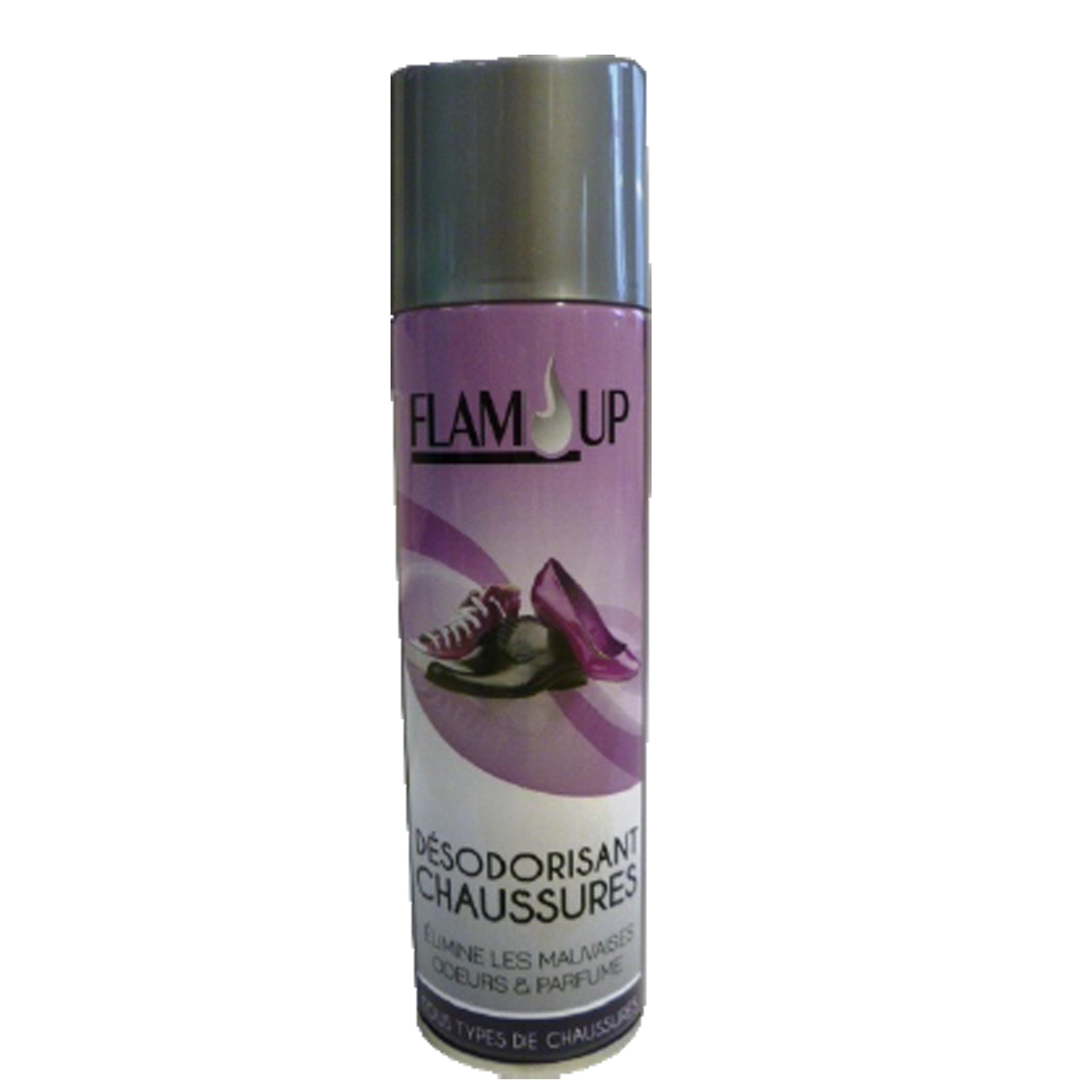 Voir la diapositive 2 : FLAM'UP Désodorisant chaussures tous type chaussures 250ml