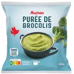 AUCHAN Purée de brocolis 4 portions 800g
