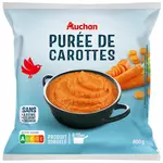AUCHAN Purée de carottes 4 portions 800g