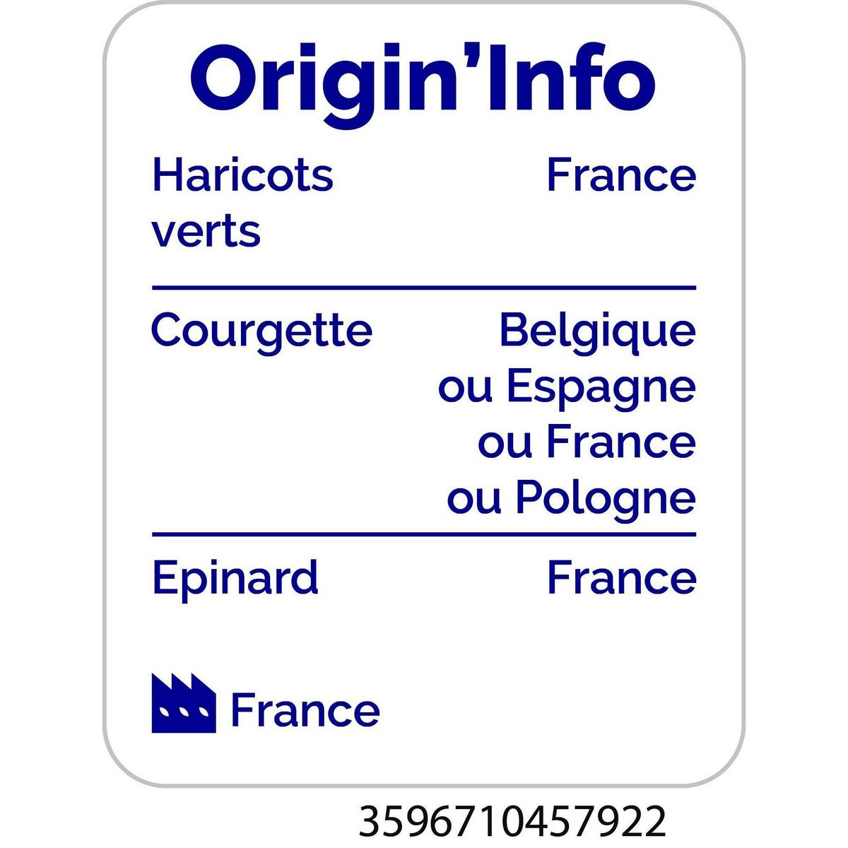 AUCHAN Purée aux 4 légumes verts 4 portions 800g