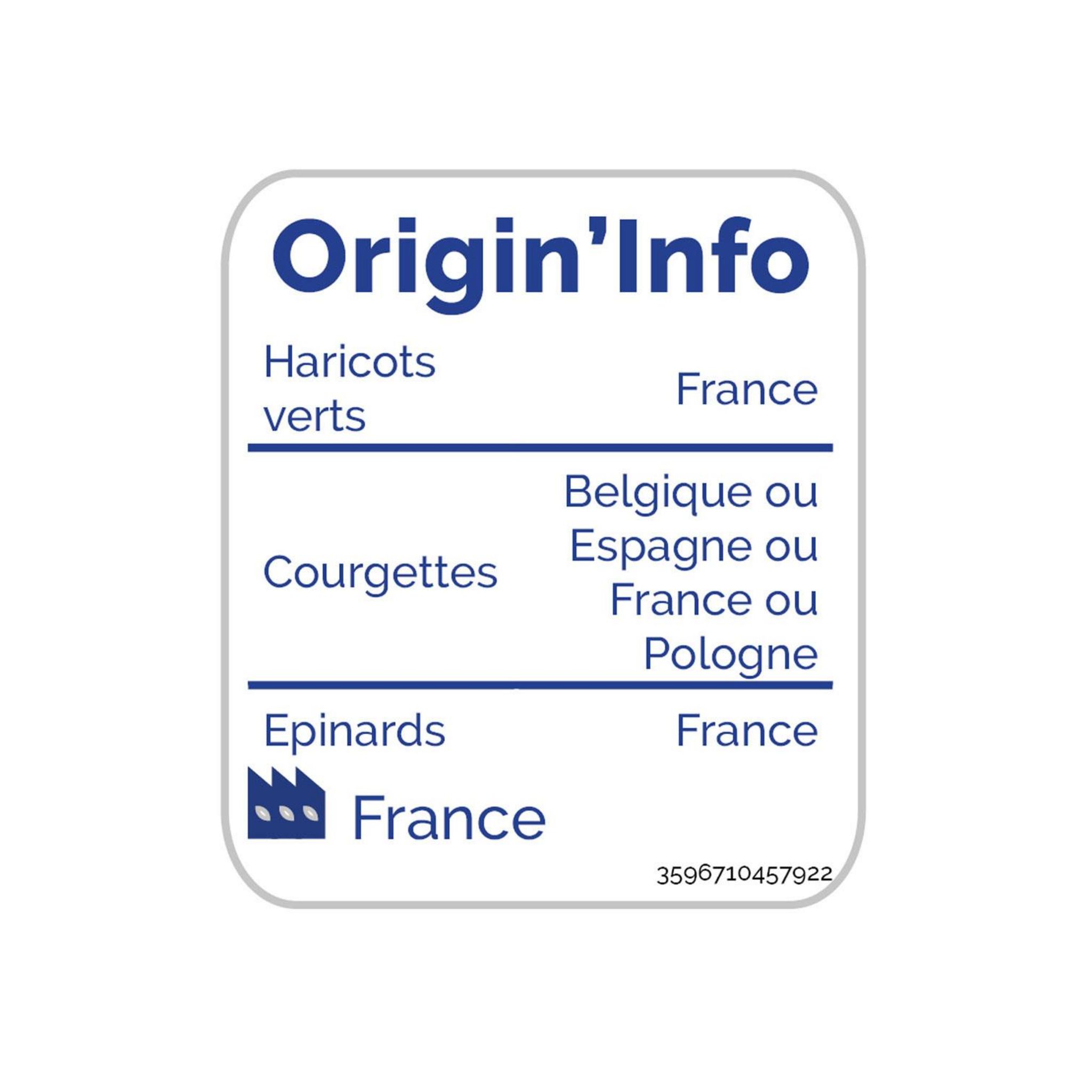 Voir la diapositive 4 : AUCHAN Purée aux 4 légumes verts 4 portions 800g
