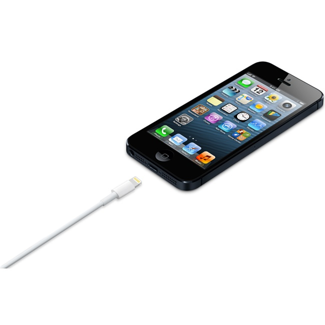 Voir la diapositive 3 : APPLE Câble Lightning vers USB - Longueur de câble 1m - Blanc