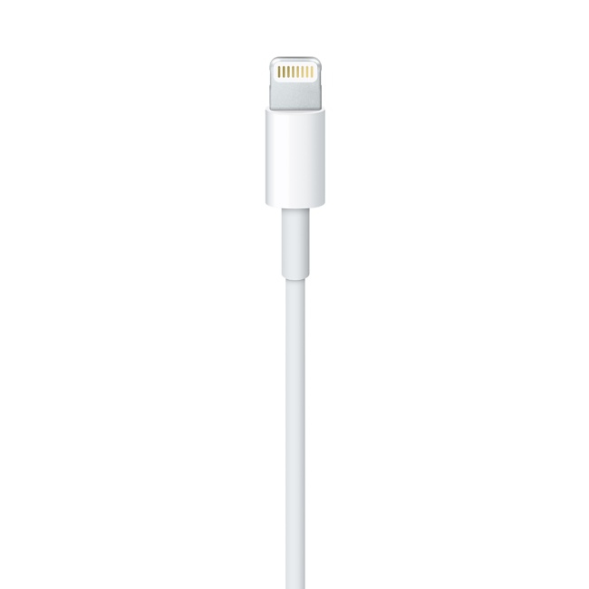 Voir la diapositive 4 : APPLE Câble Lightning vers USB - Longueur de câble 1m - Blanc