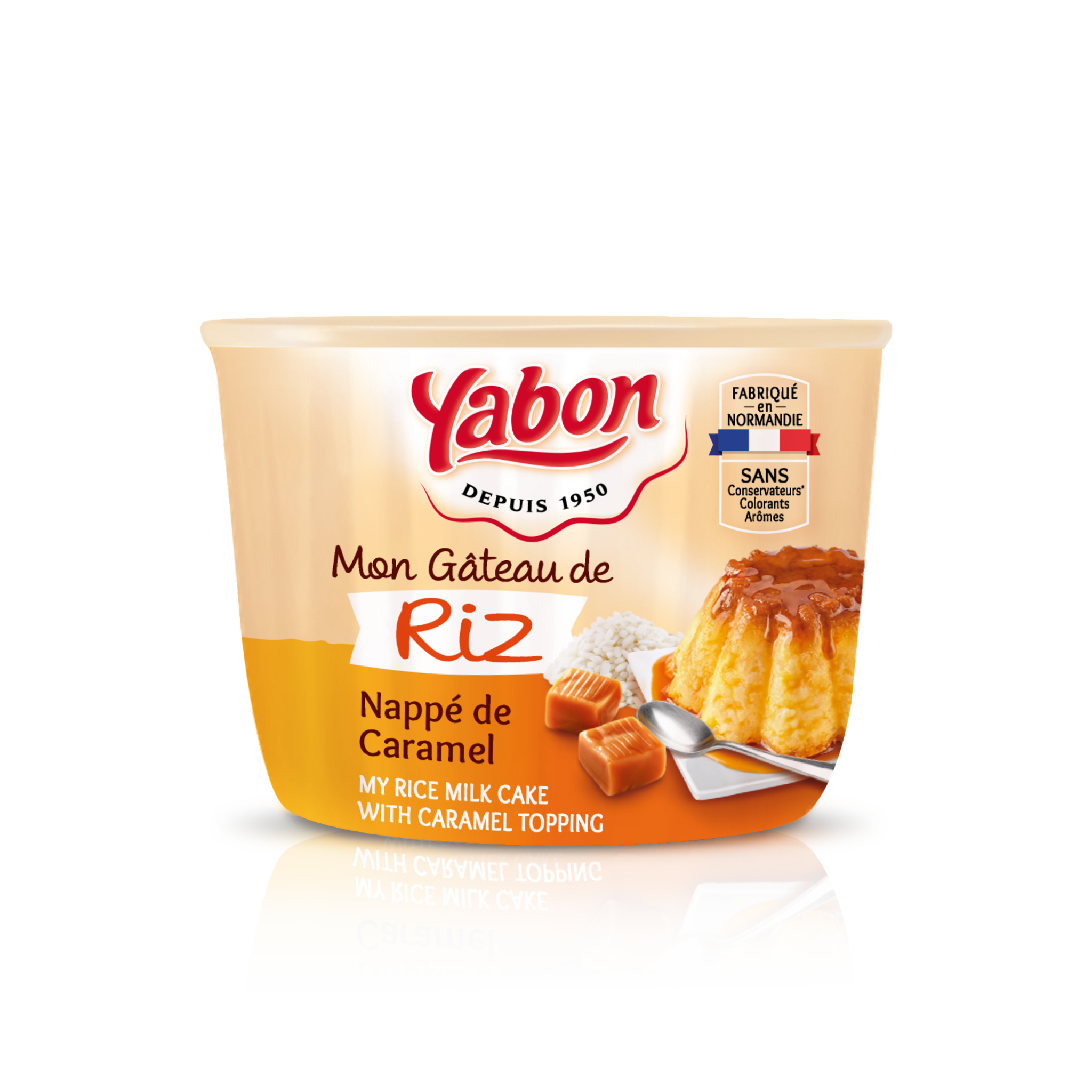 YABON Mon gâteau de riz nappé de caramel 420g