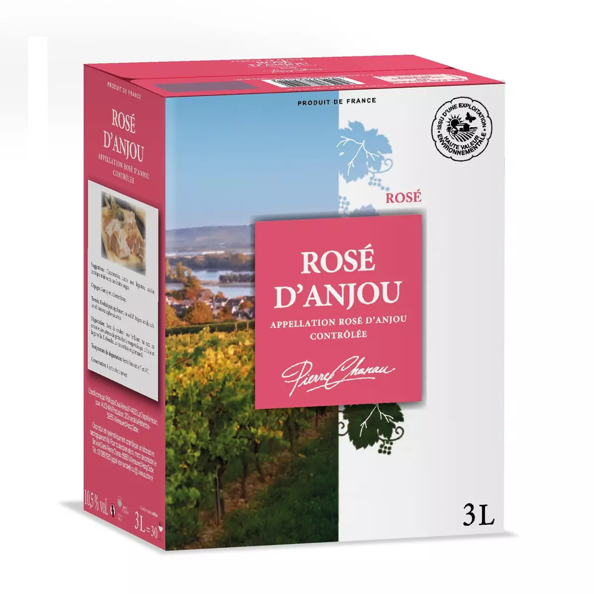 PIERRE CHANAU AOP Rosé d'Anjou Grand format 3L