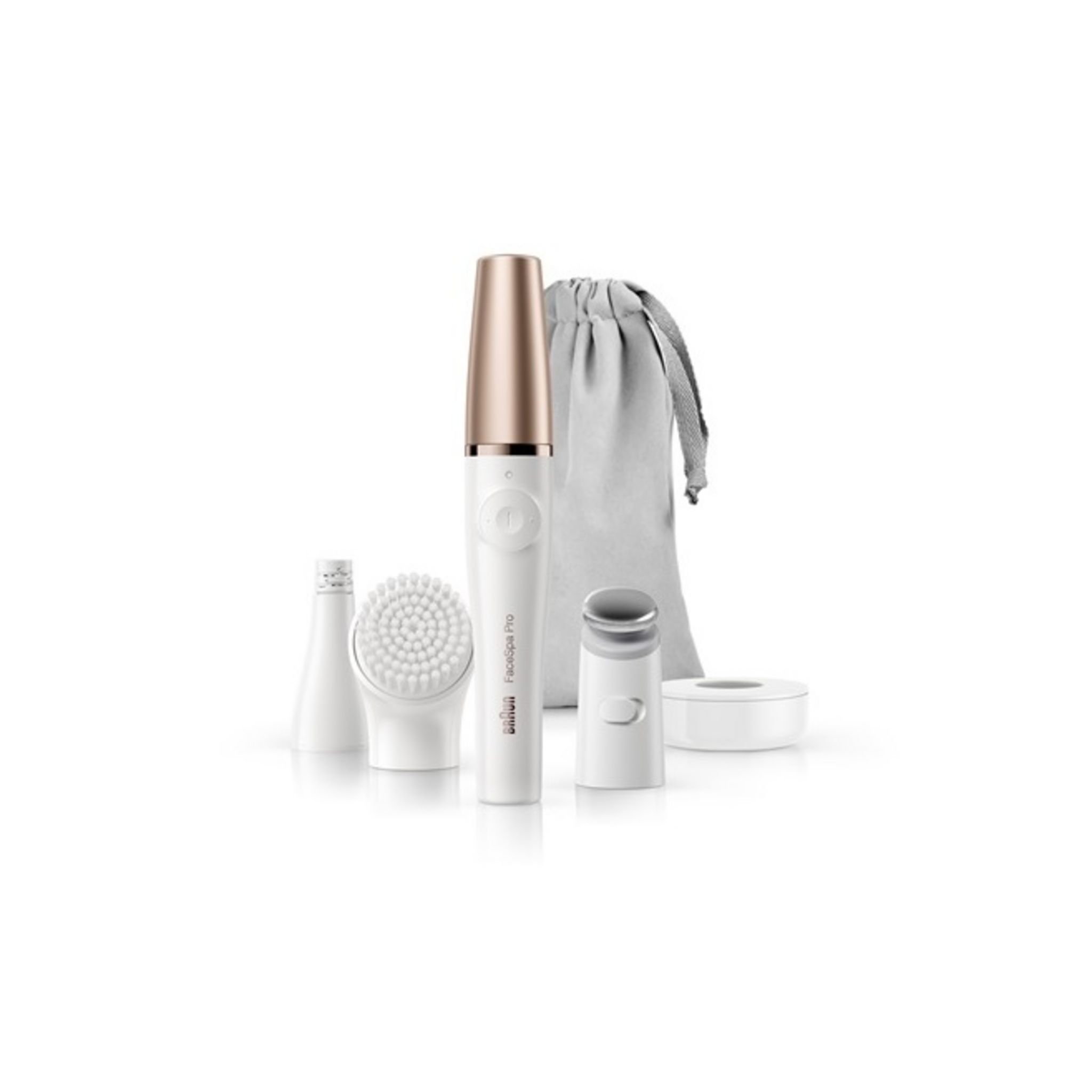 Voir la diapositive 2 : BRAUN Épilateur électrique de visage Spa Pro 911