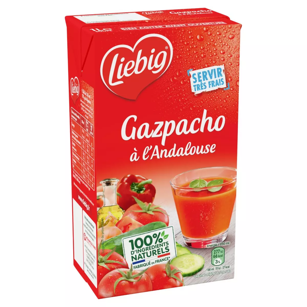 LIEBIG Gazpacho à l'Andalouse 4 personnes 1l