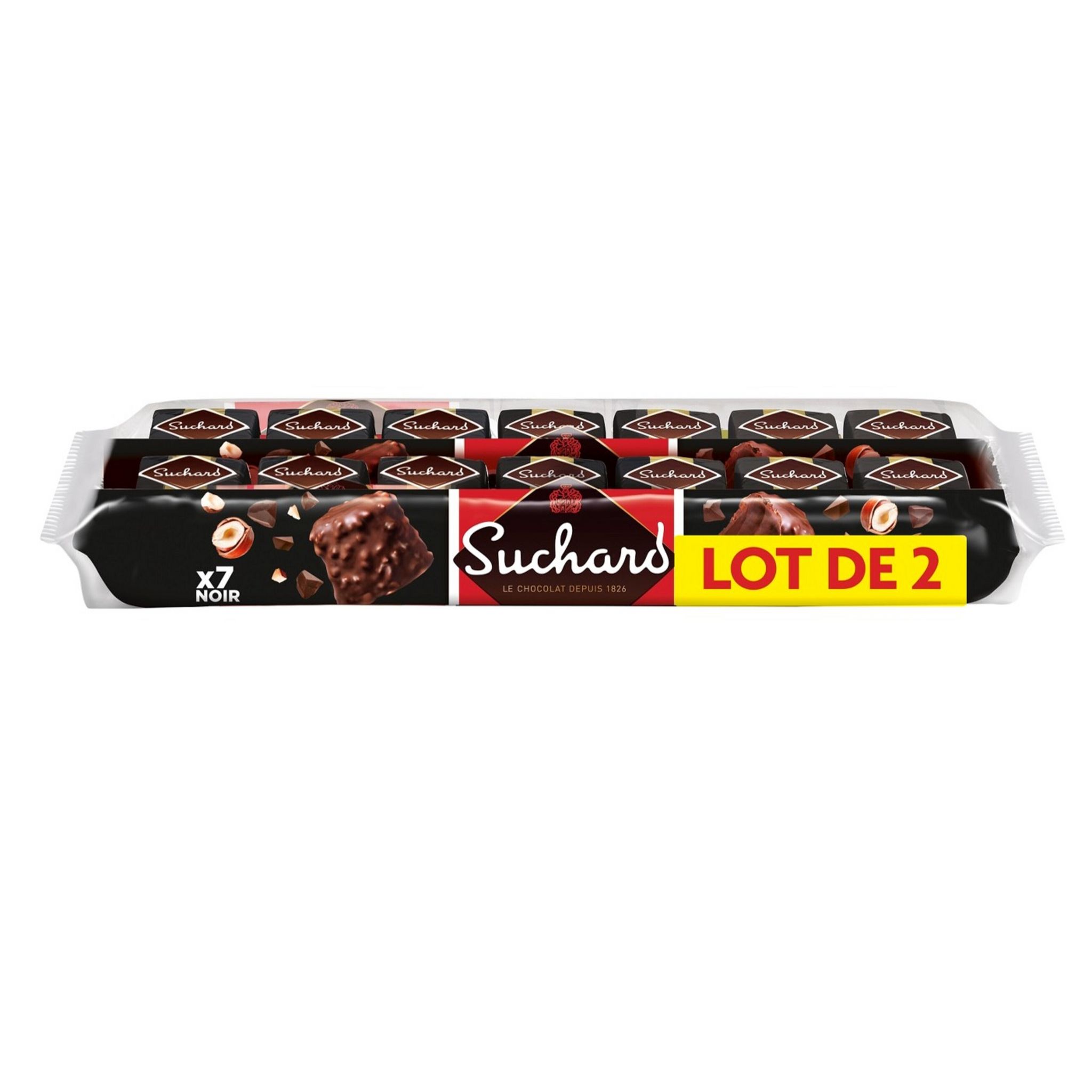SUCHARD Rochers chocolat noir 14x35g pas cher - Auchan.fr