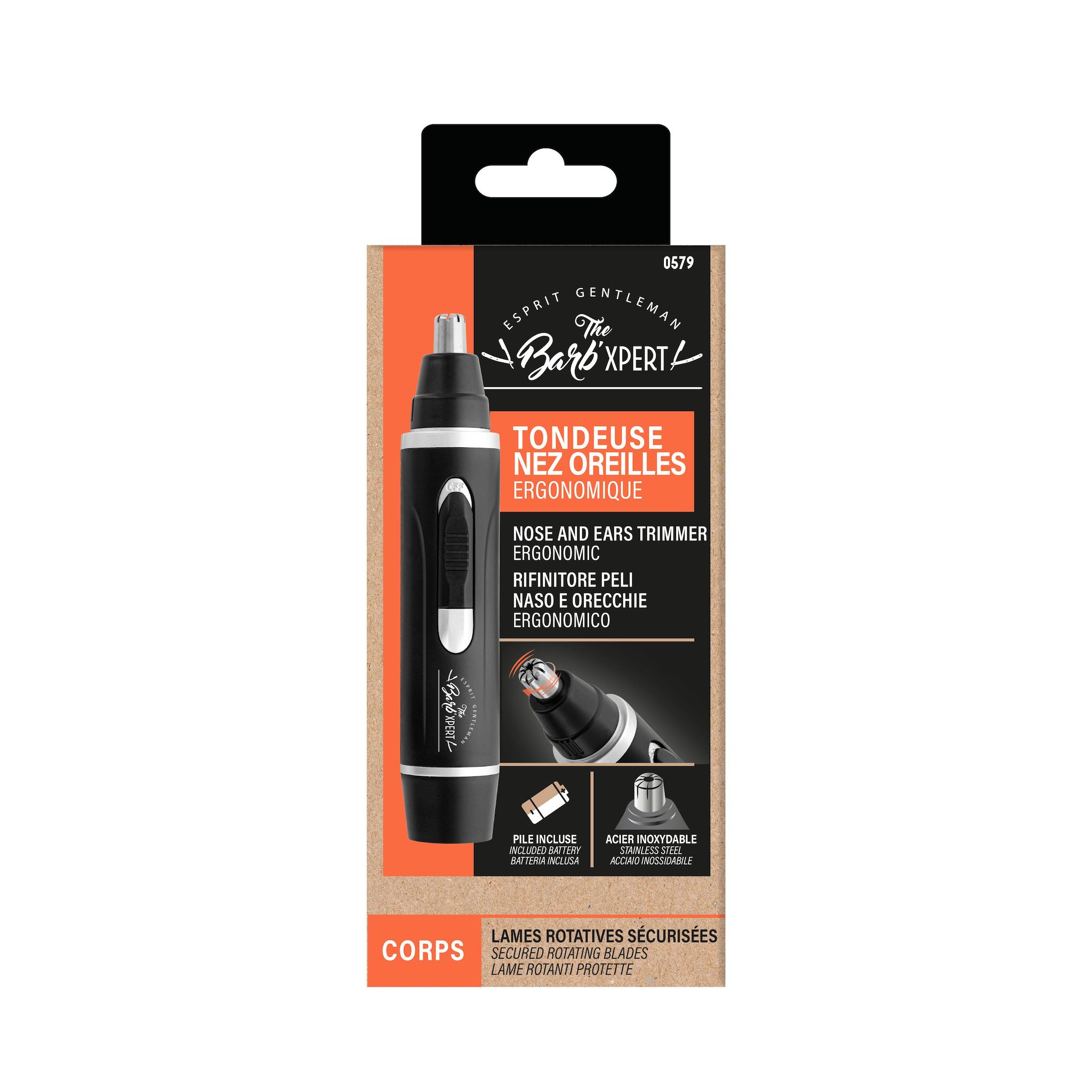 FRANCK PROVOST The Barb'xpert tondeuse nez oreilles ergonomique 1 pièce