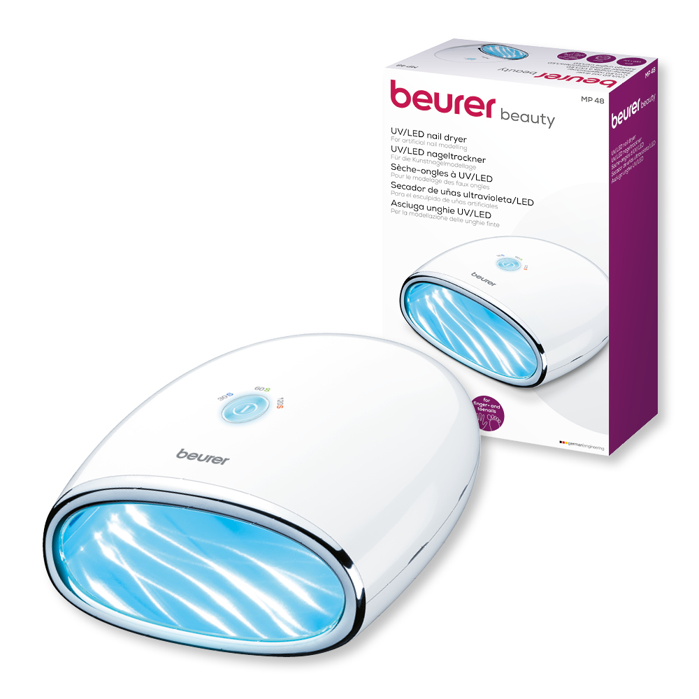 Voir la diapositive 3 : BEURER Sèche-ongles UV/LED MP48