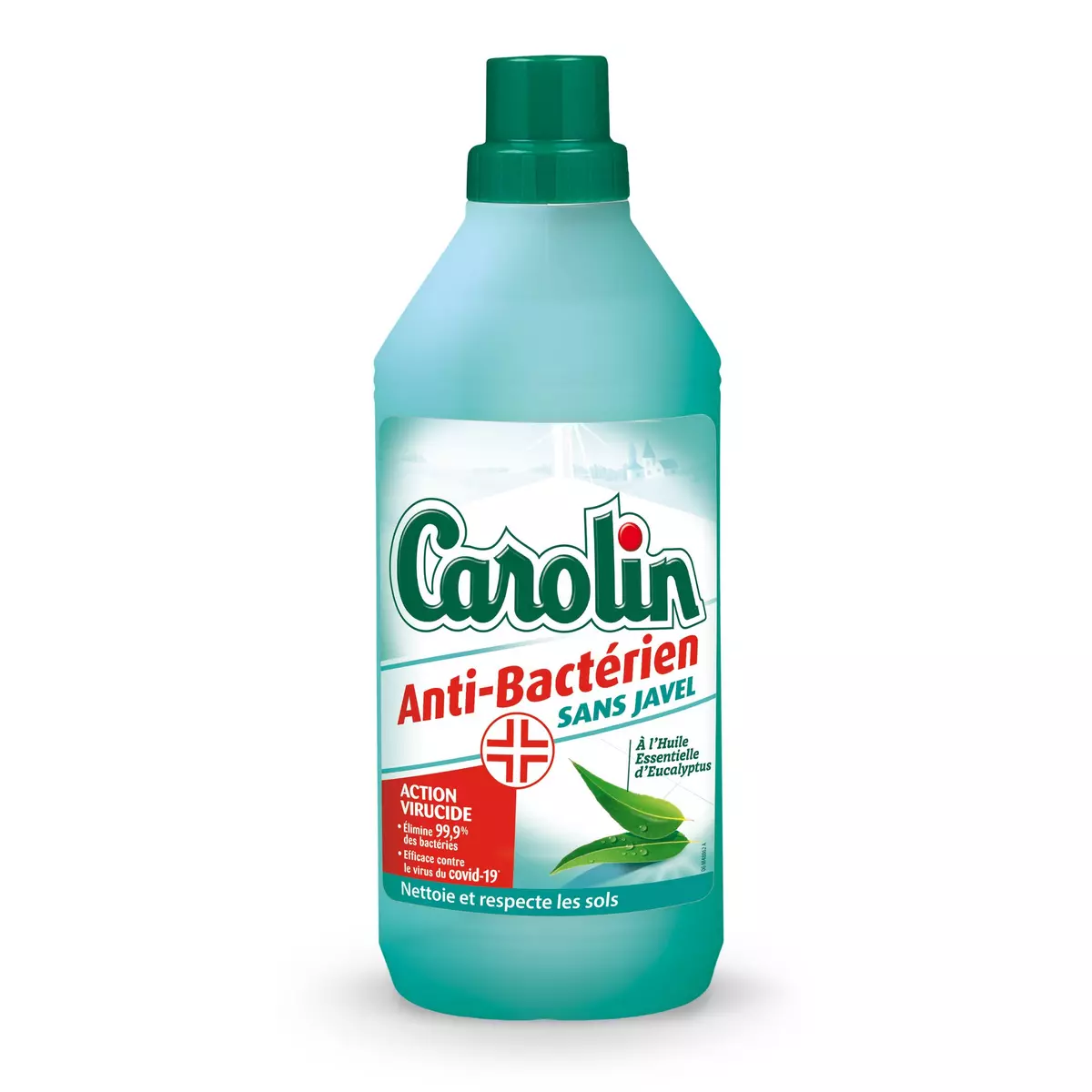 CAROLIN Nettoyant sol anti-bactérien eucalyptus 1l
