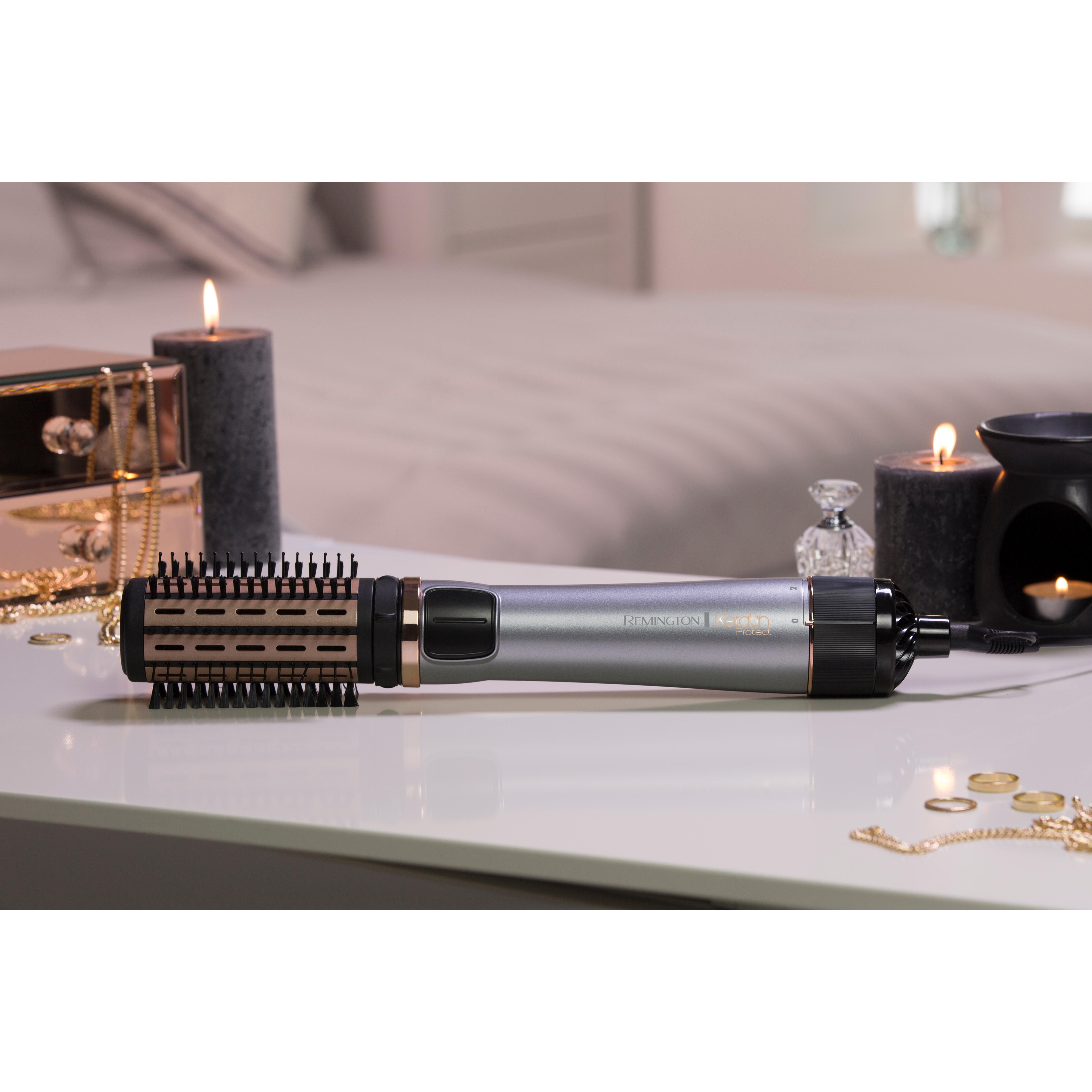 Voir la diapositive 2 : REMINGTON Brosse soufflante rotative Keratin protect AS8810