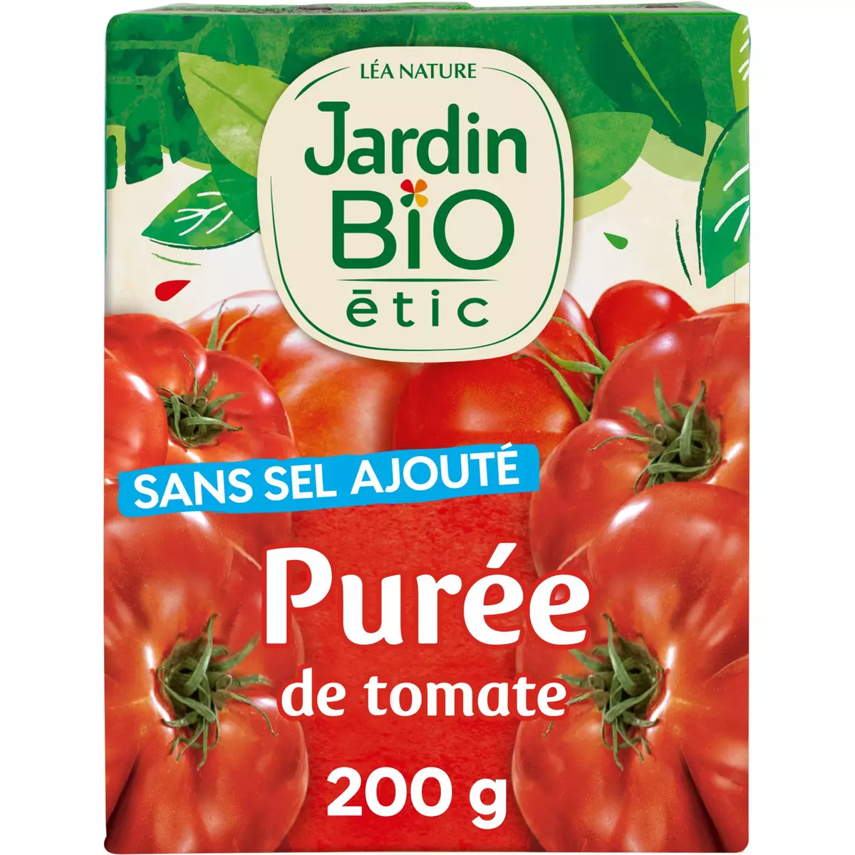 JARDIN BIO ETIC Purée de tomates en brique 200g