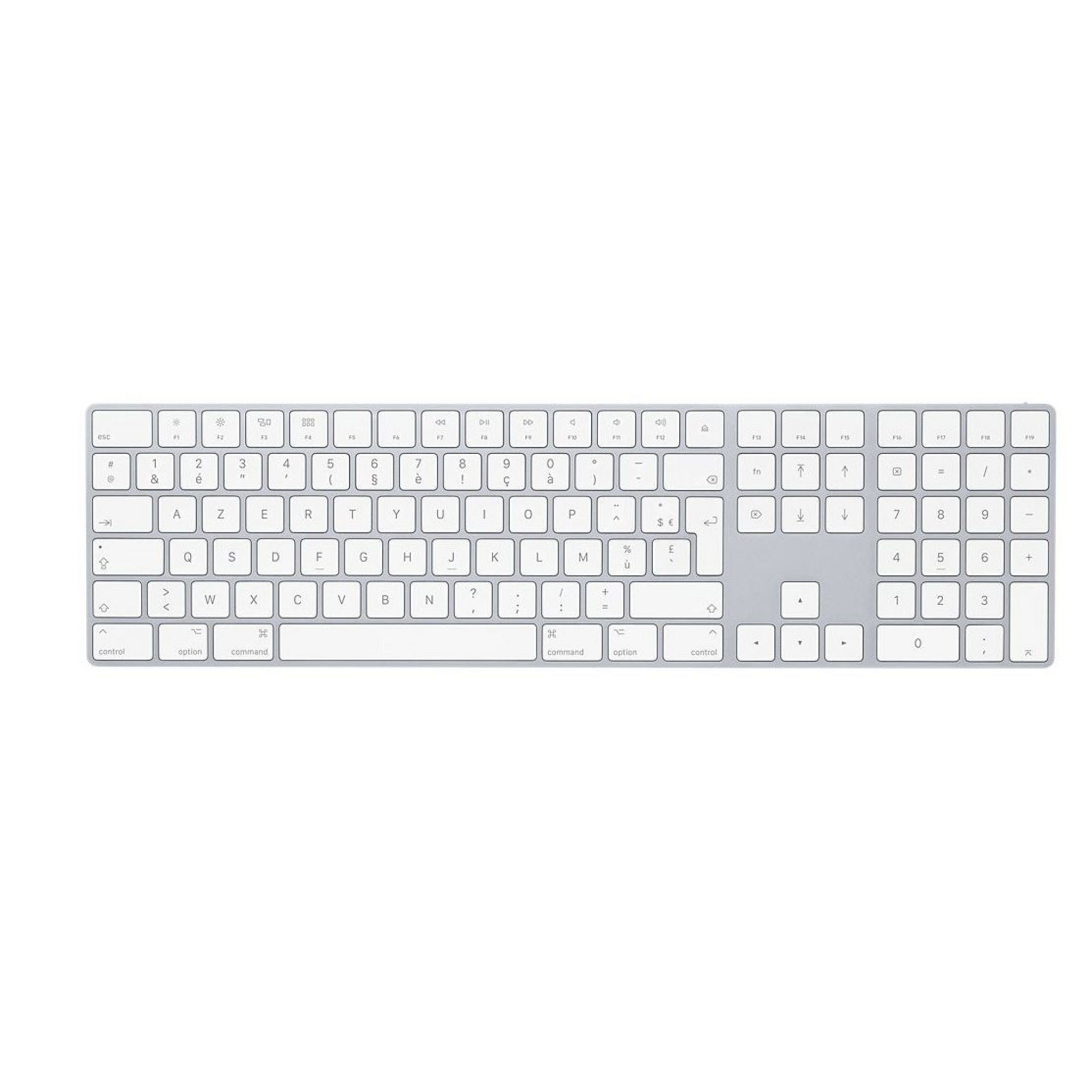 Voir la diapositive 1 : APPLE Clavier sans fil MQ052F/A - Azerty - Universel - Blanc