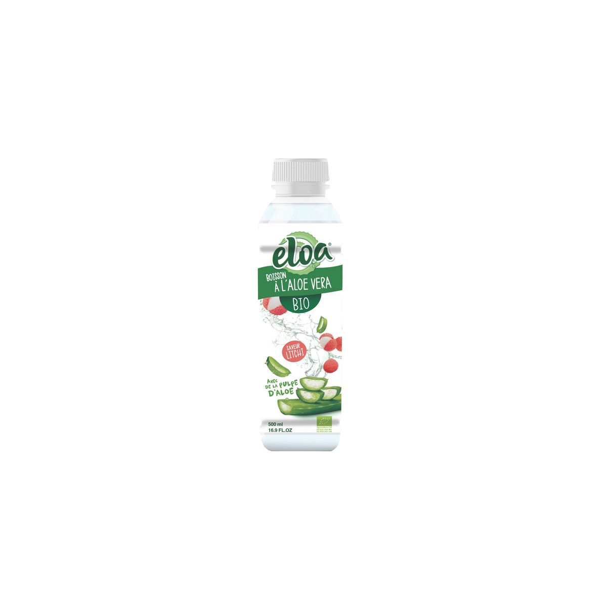 ALOE DRINK FOR LIFE Boisson à l'aloé vera saveur litchi bio bouteille 50cl