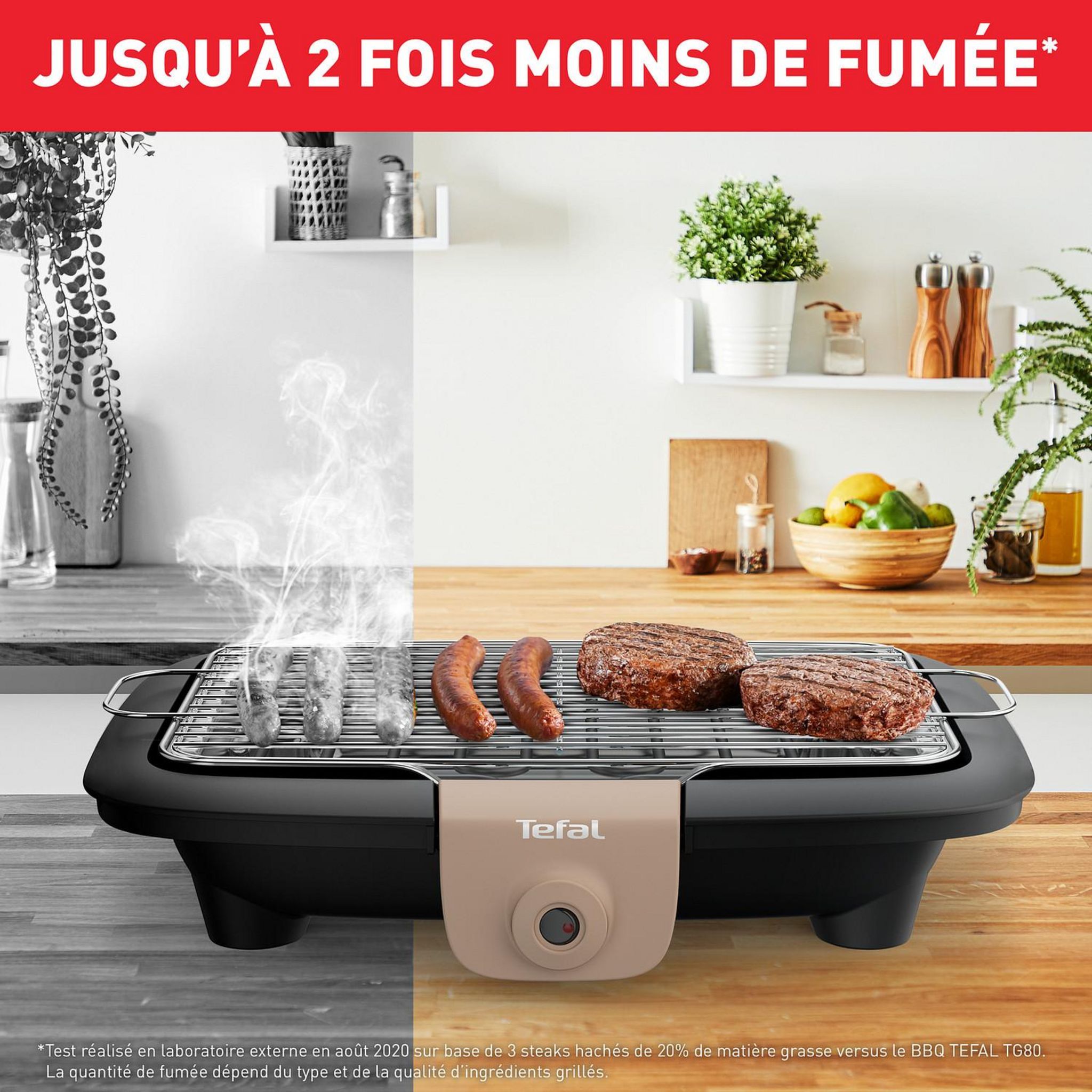 Voir la diapositive 4 : TEFAL Barbecue électrique EasyGrill Power Table BG90C814
