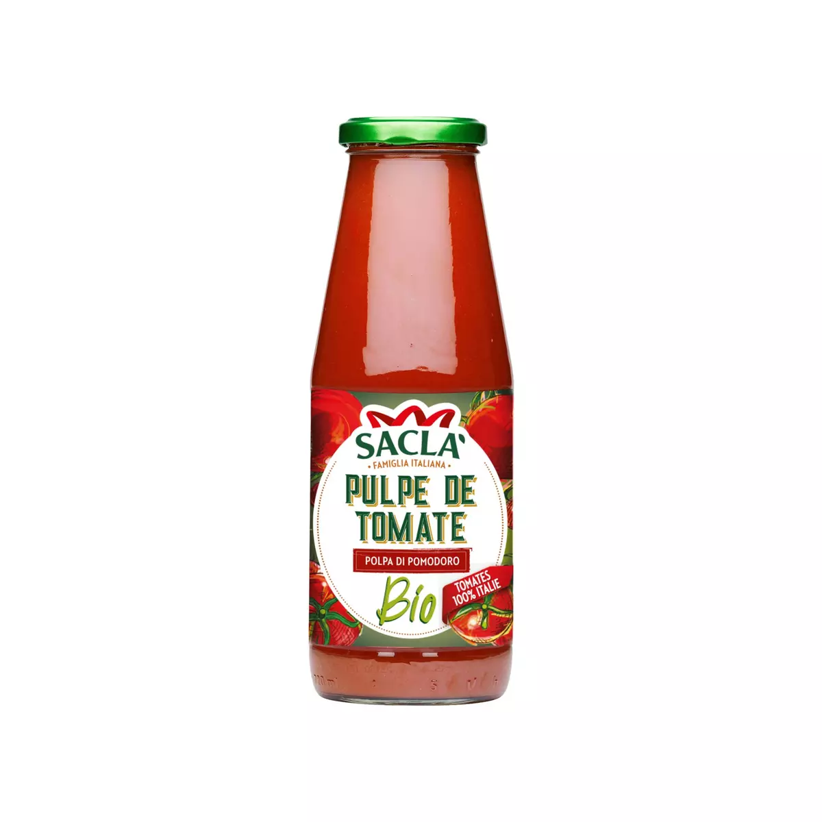 SACLA Pulpe de tomate bio 680g