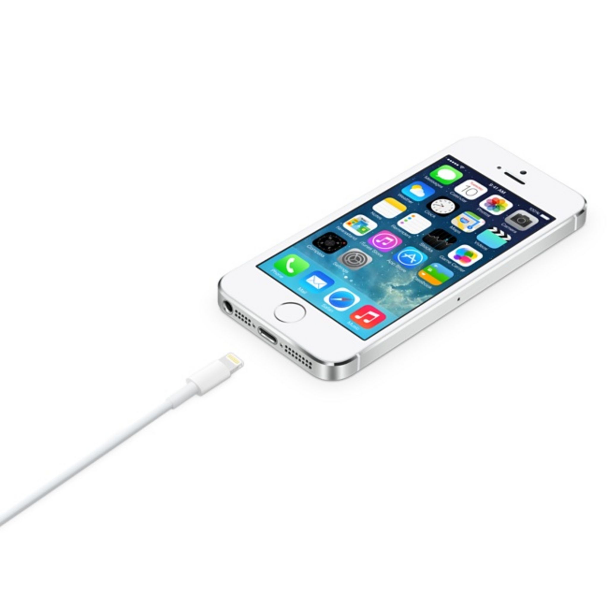 Voir la diapositive 3 : APPLE Câble de charge lightning - Longueur de câble 2m - Blanc