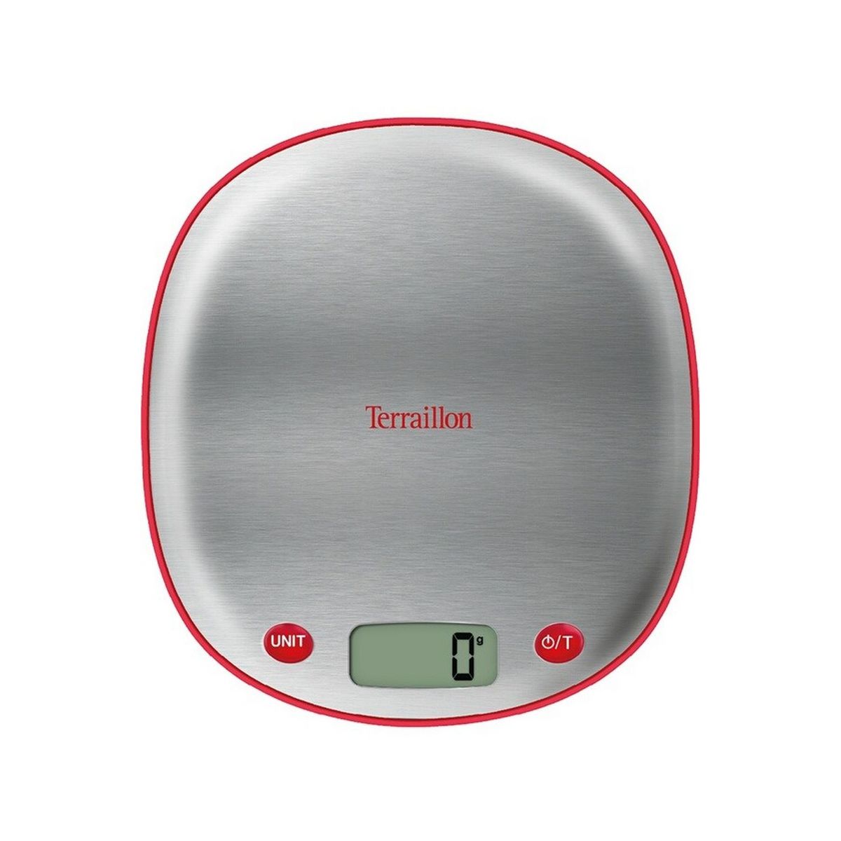 TERRAILLON Balance de cuisine Macaron Inox Cerise - KES75018R