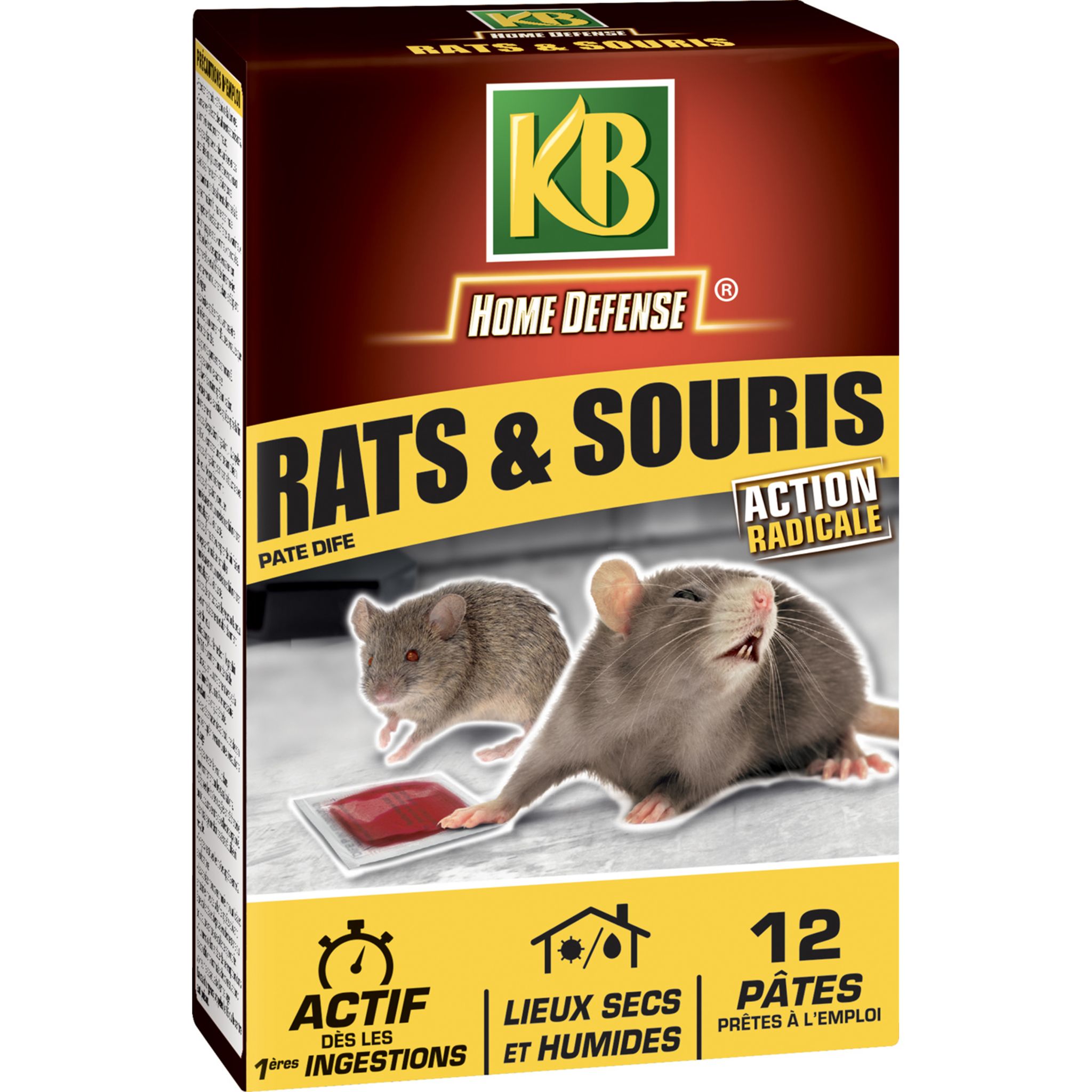 KB Rat souris pâte kb 120 g tp 14
