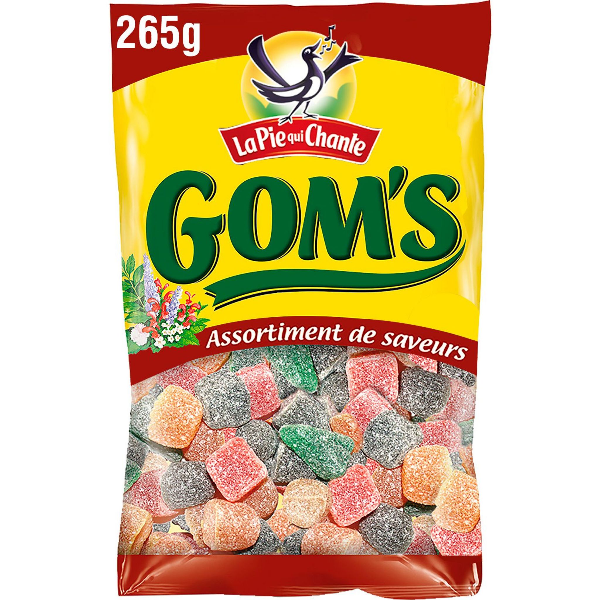 LA PIE QUI CHANTE Gom's assortiment de bonbons gommes 265g