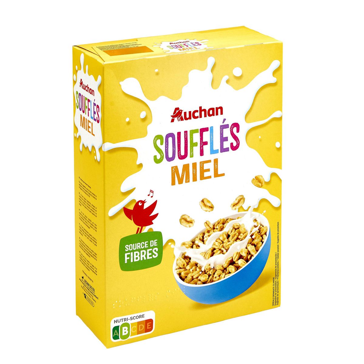 AUCHAN Bumpies céréales au miel 375g