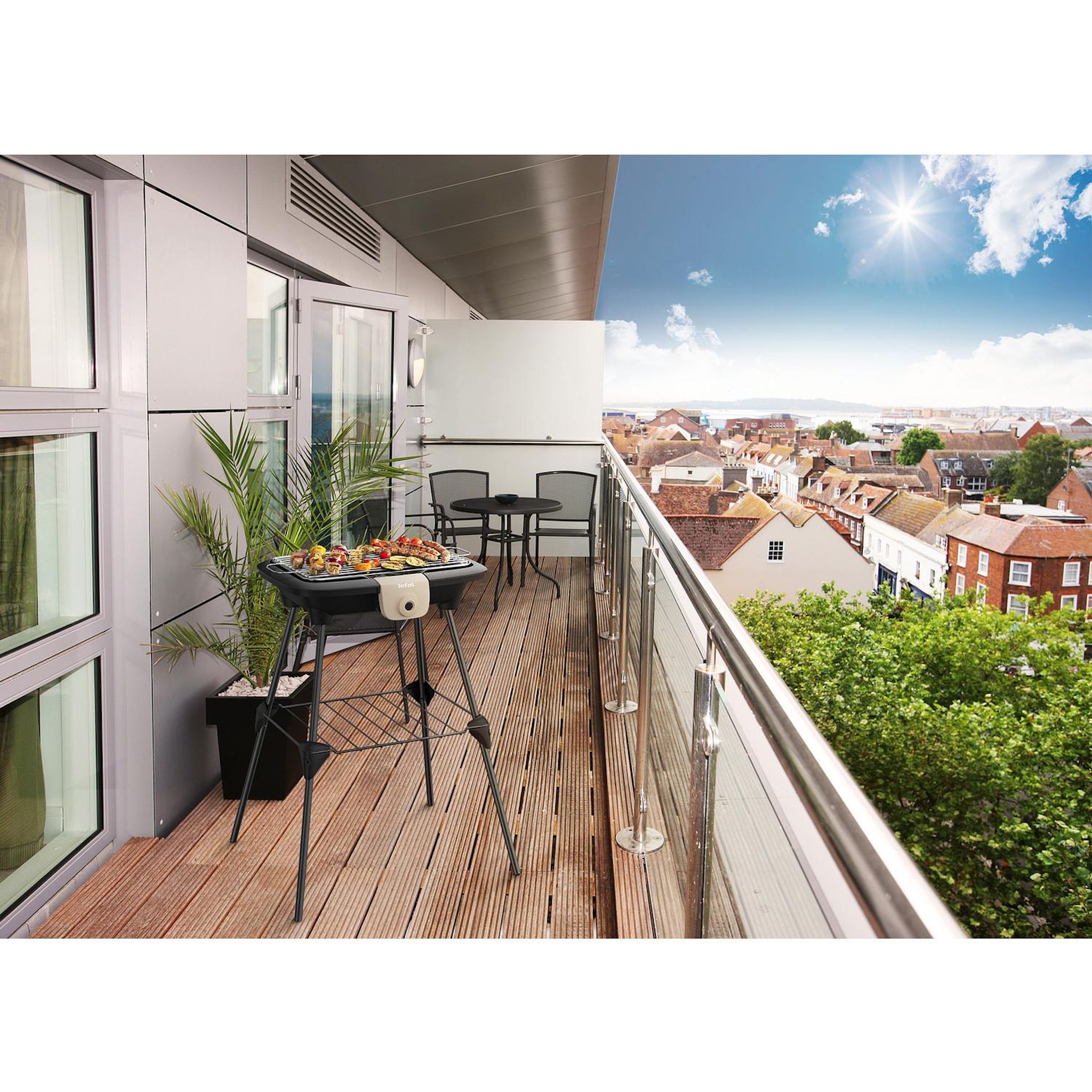 Voir la diapositive 2 : TEFAL Barbecue électrique EasyGrill Power Pieds BG90D814