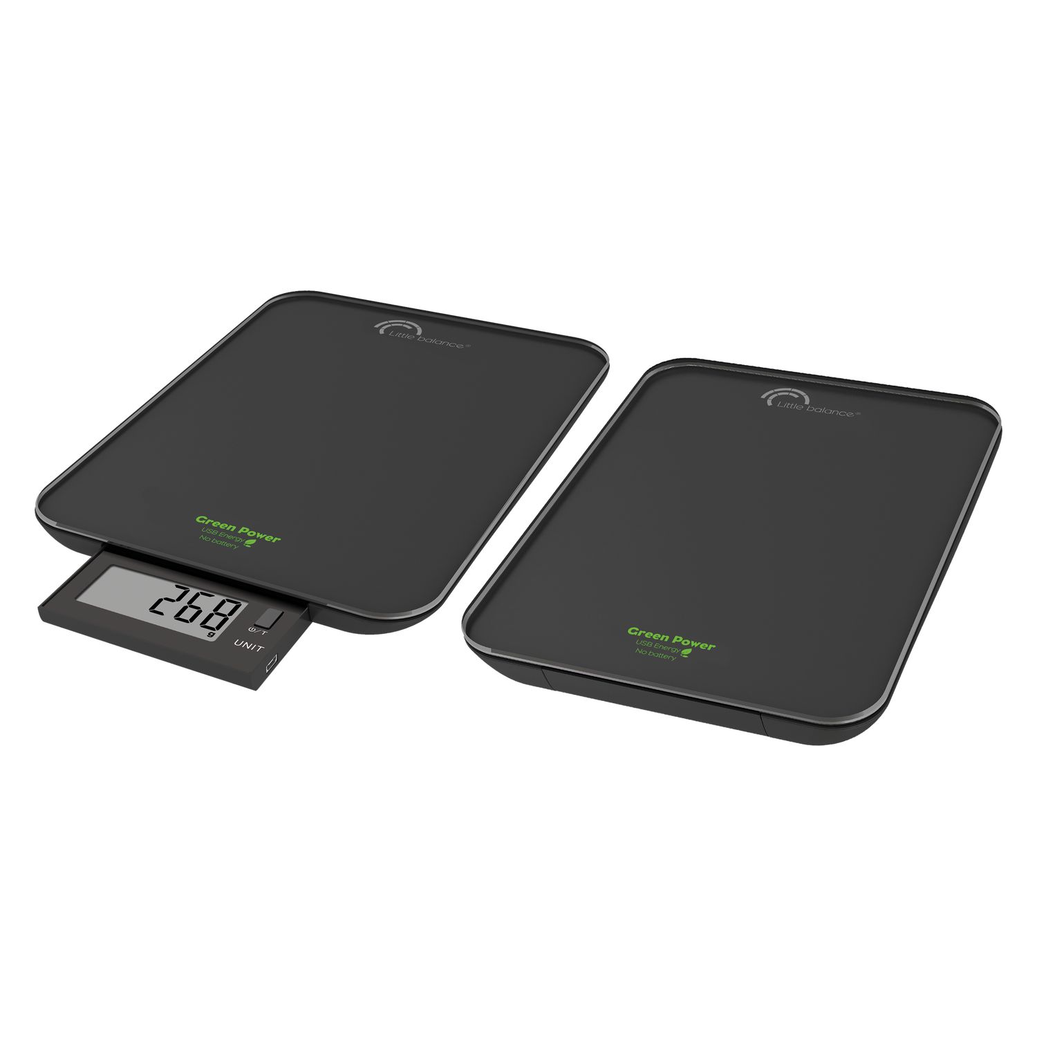 Voir la diapositive 2 : LITTLE BALANCE Balance de cuisine sans pile rechargeable par câble USB (fourni) 8232