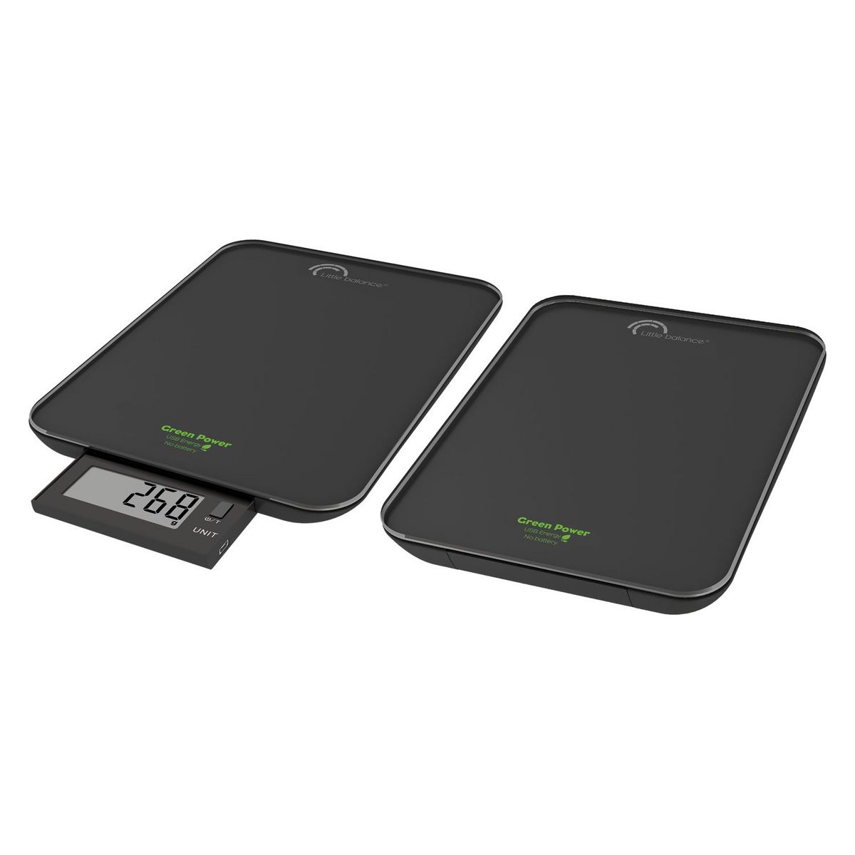 LITTLE BALANCE Balance de cuisine sans pile rechargeable par câble USB (fourni) 8232