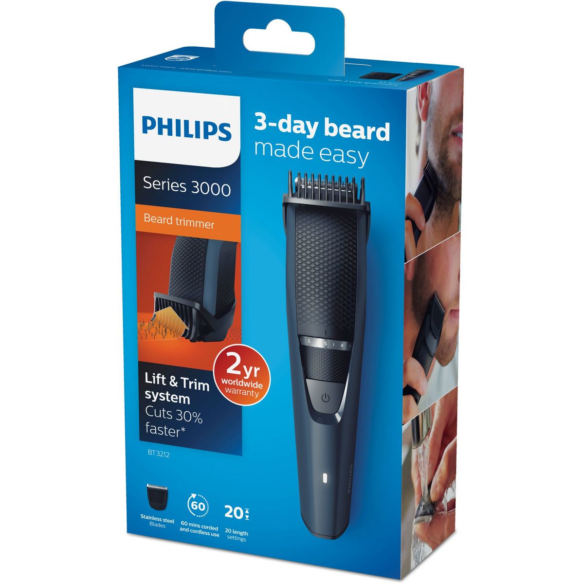 PHILIPS Tondeuse barbe BT 3212/14