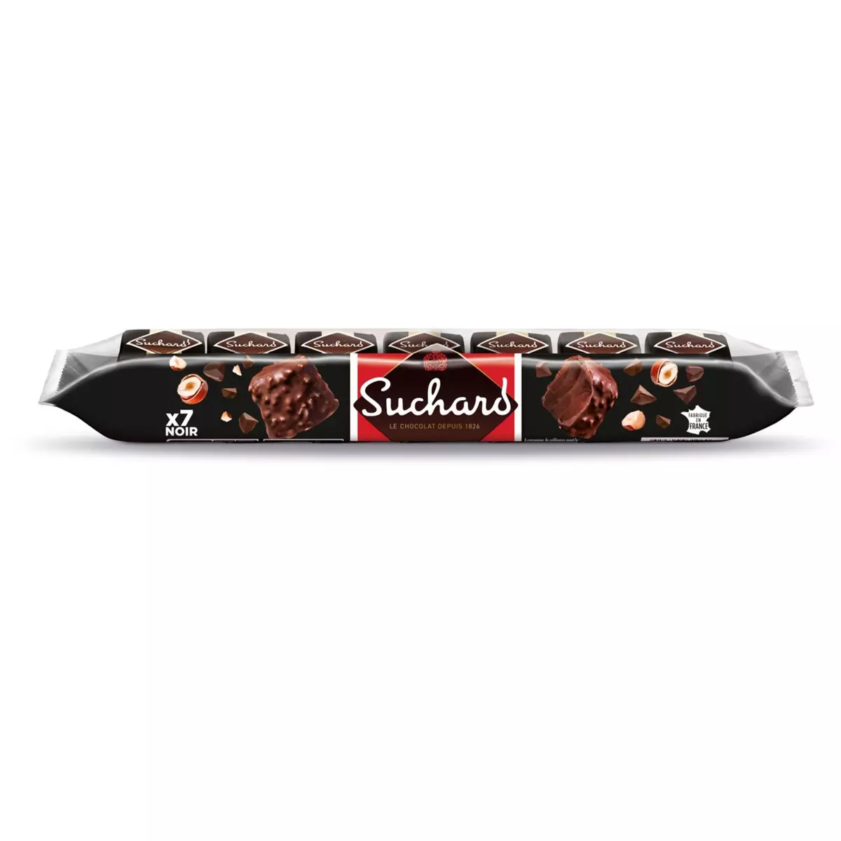 SUCHARD Rochers au chocolat noir 7 rochers 245g