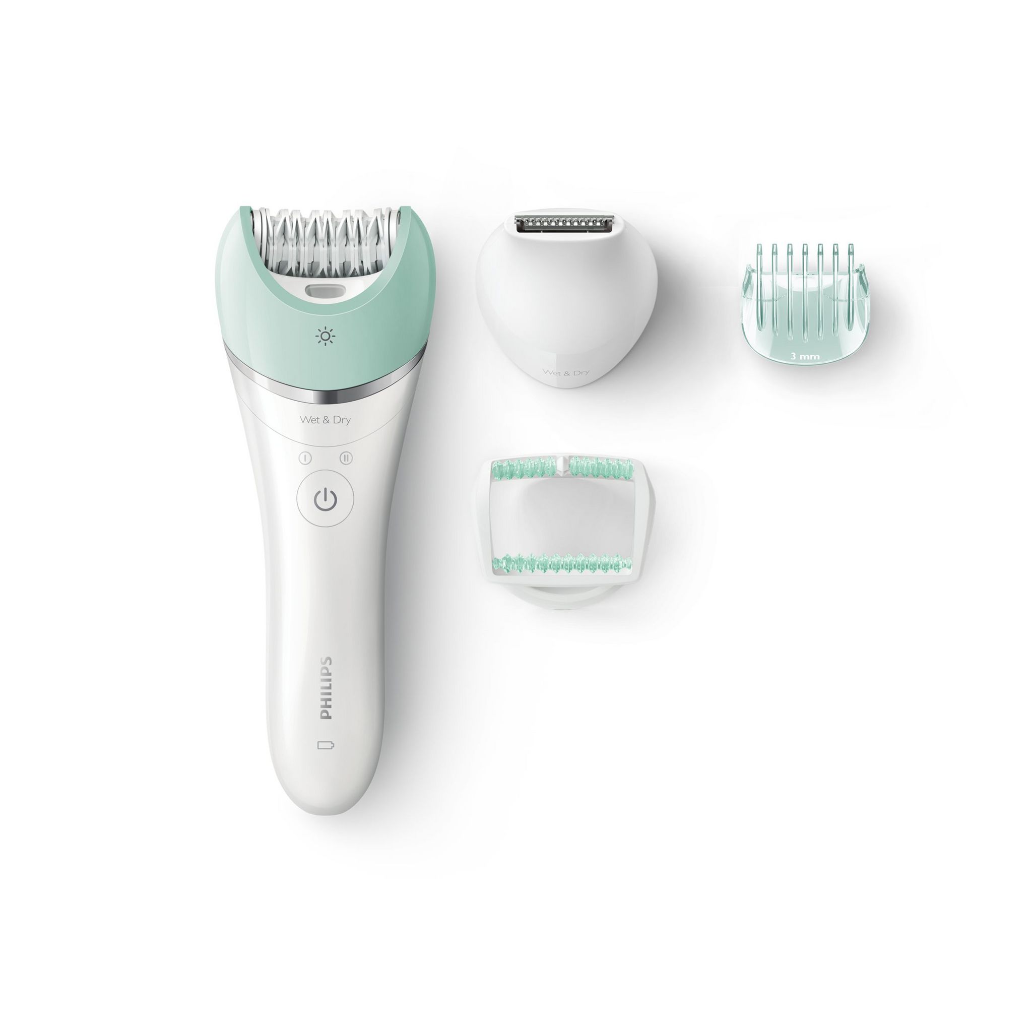 Voir la diapositive 1 : PHILIPS Épilateur électrique BRE 621/11