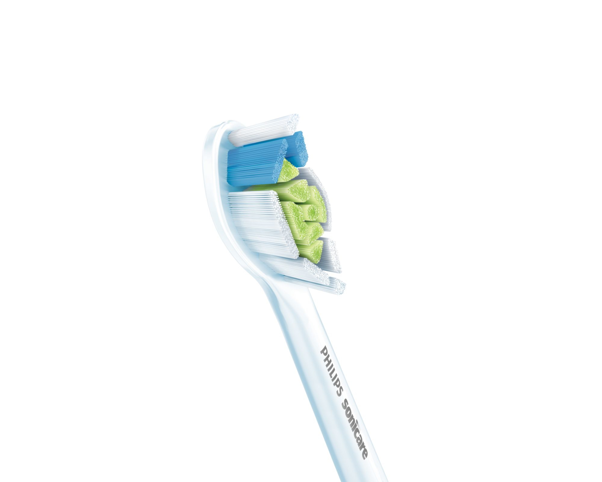 Voir la diapositive 4 : PHILIPS Lot de 2 brossettes dentaire Sonicare HX6062/10 - Blanc