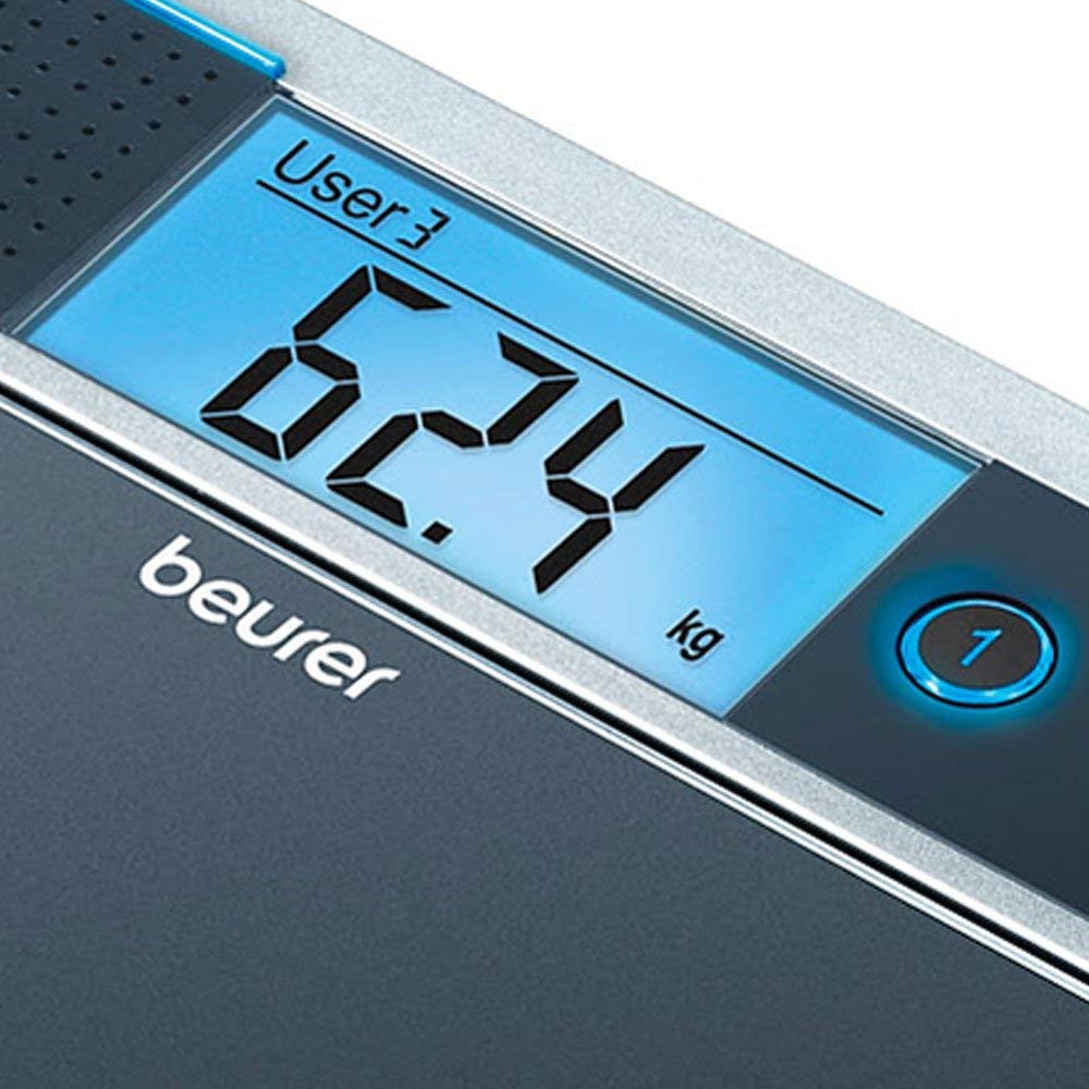 Voir la diapositive 3 : BEURER Pèse personne électronique parlant GS 39 - Gris