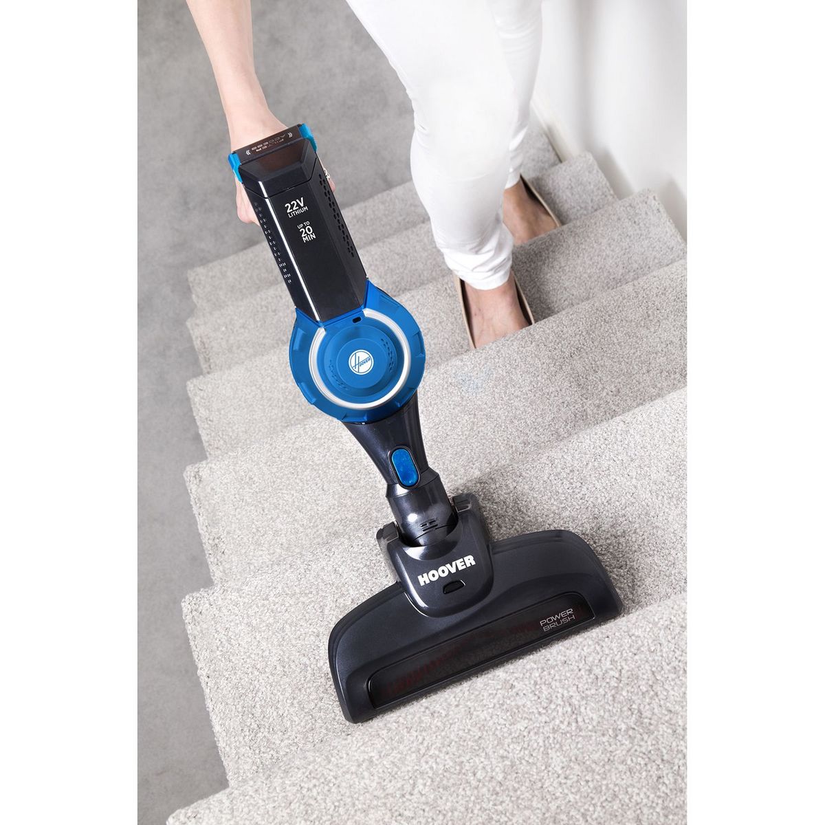 HOOVER Aspirateur balai FREEDOM FD22DDB - Sans fil,