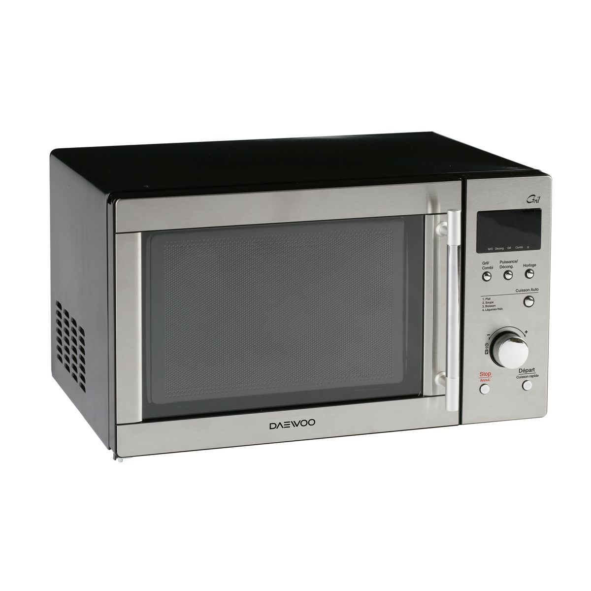 DAEWOO Four micro-ondes grill KOG -9G7R - 900 W - Capacité 26 L - Inox