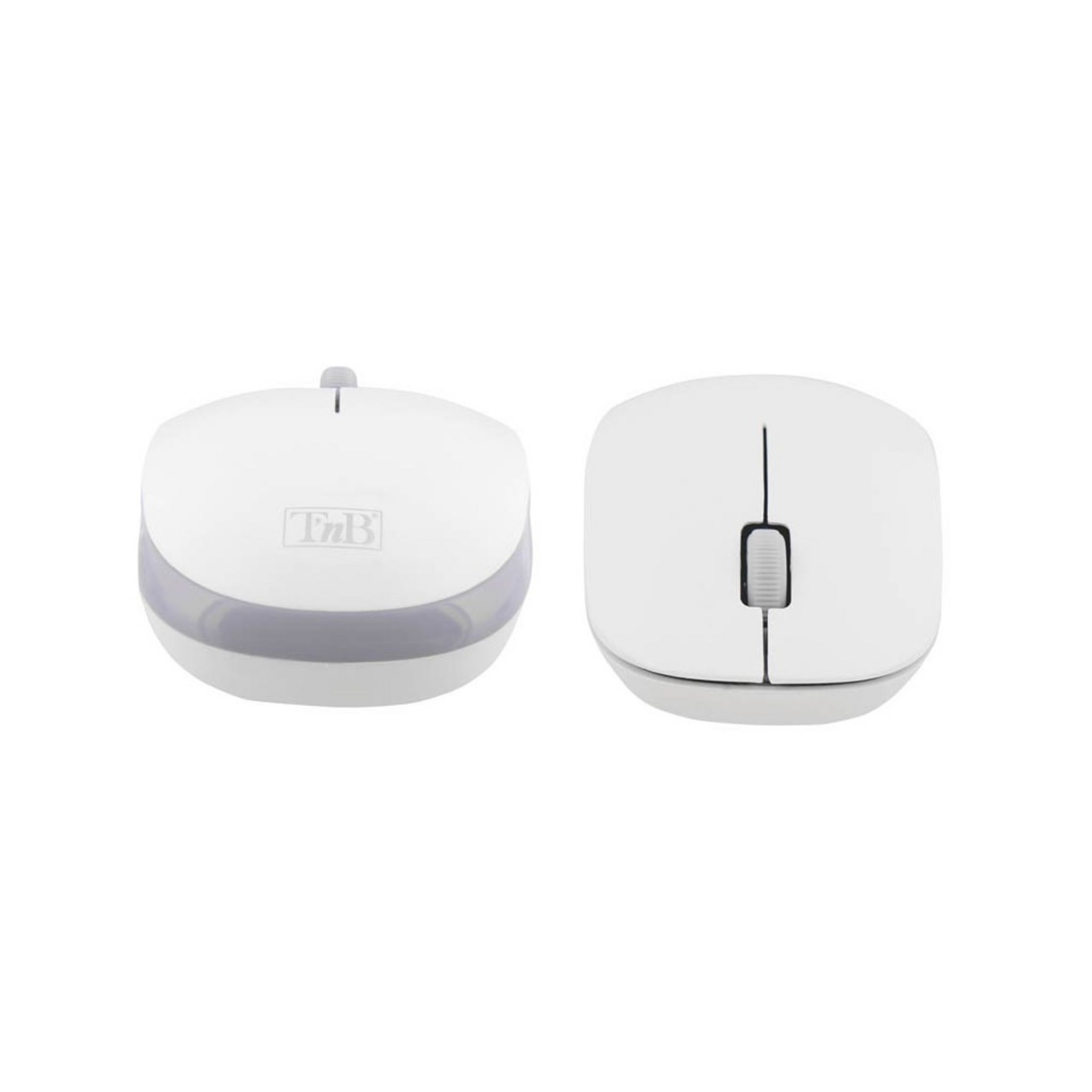 Voir la diapositive 4 : TNB Clavier sans fil Classy - Blanc - Nano USB - Souris sans fil incluse