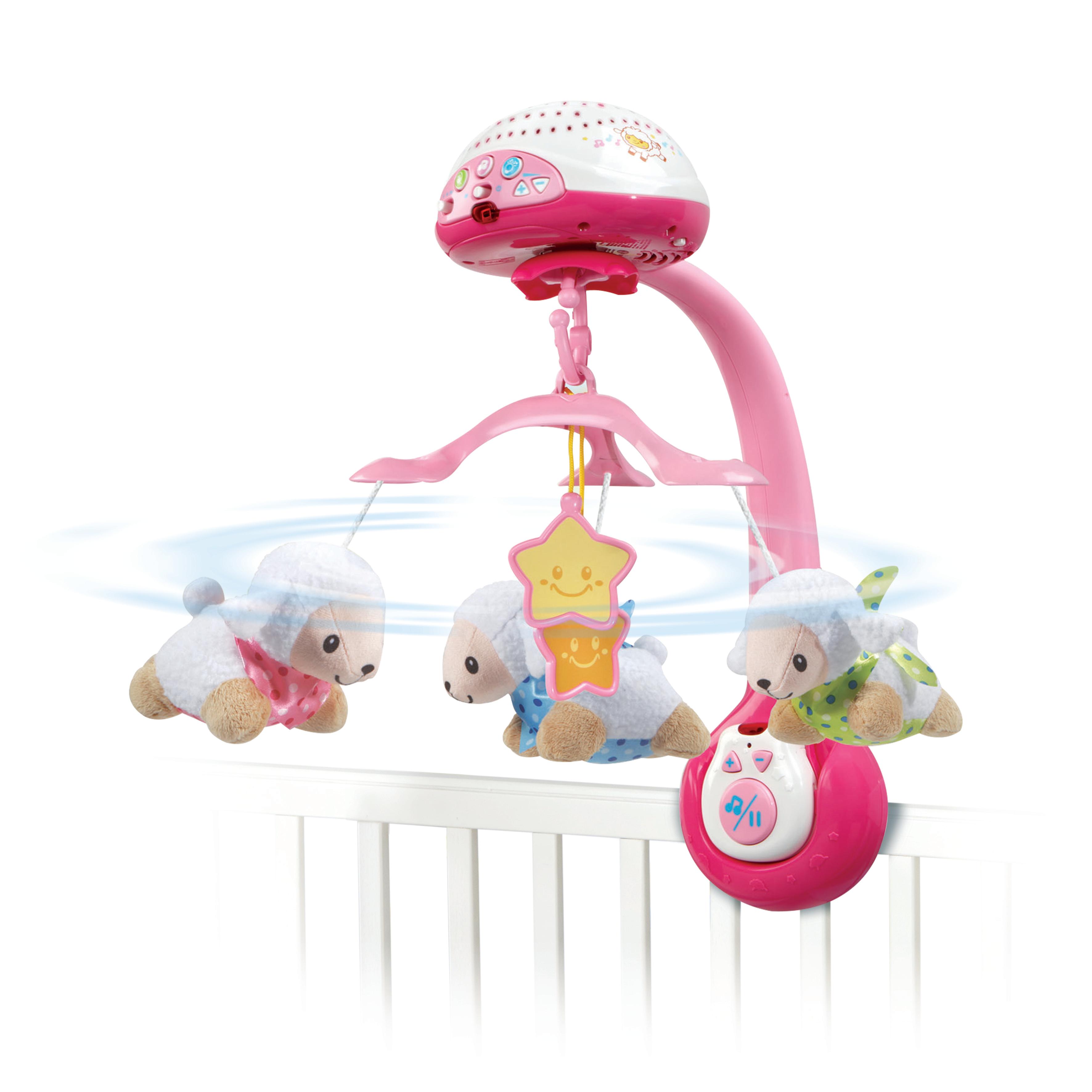 Voir la diapositive 5 : VTECH Lumi Mobile Compte-Moutons - Rose