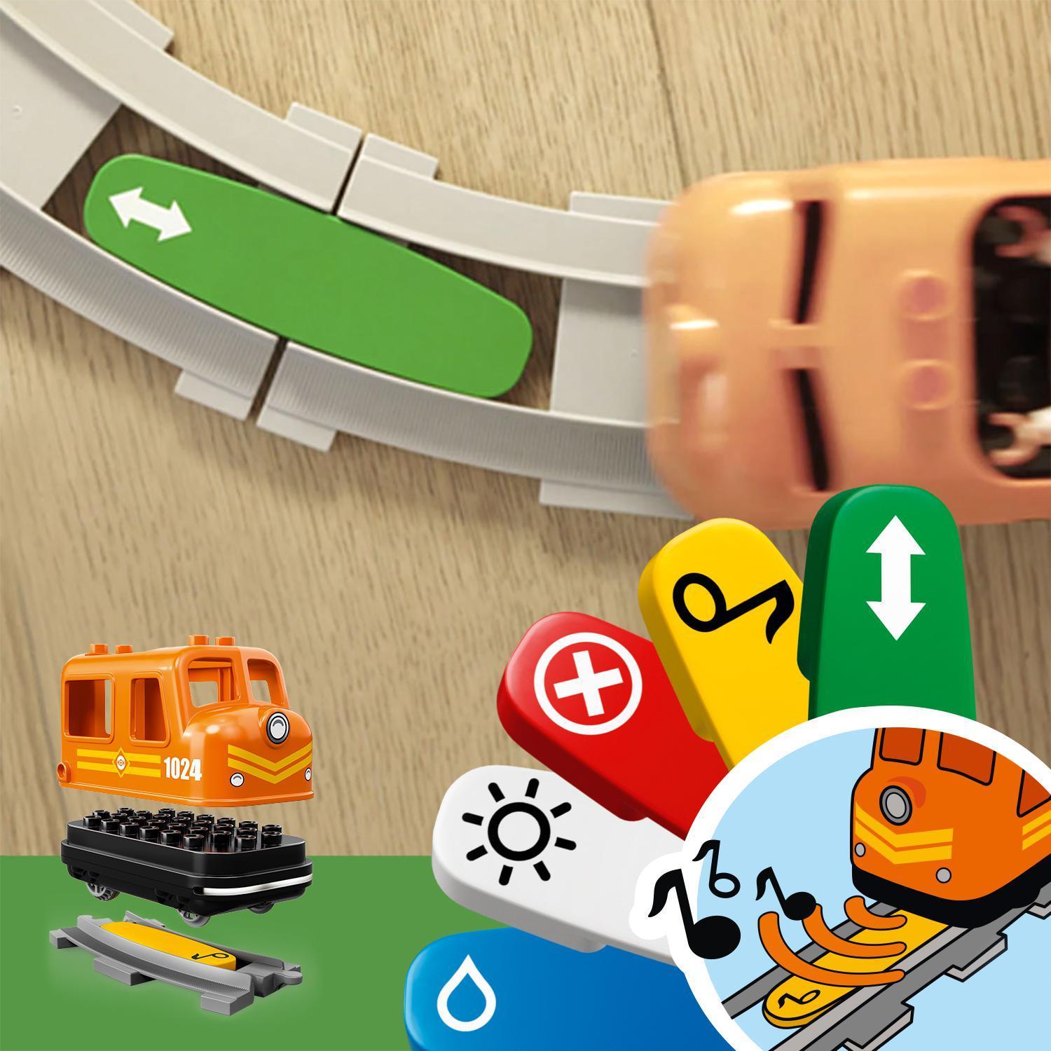 Voir la diapositive 4 : LEGO LEGO DUPLO 10875 Le Train de Marchandises, Jouet de Locomotive, avec Télécommande et Son
