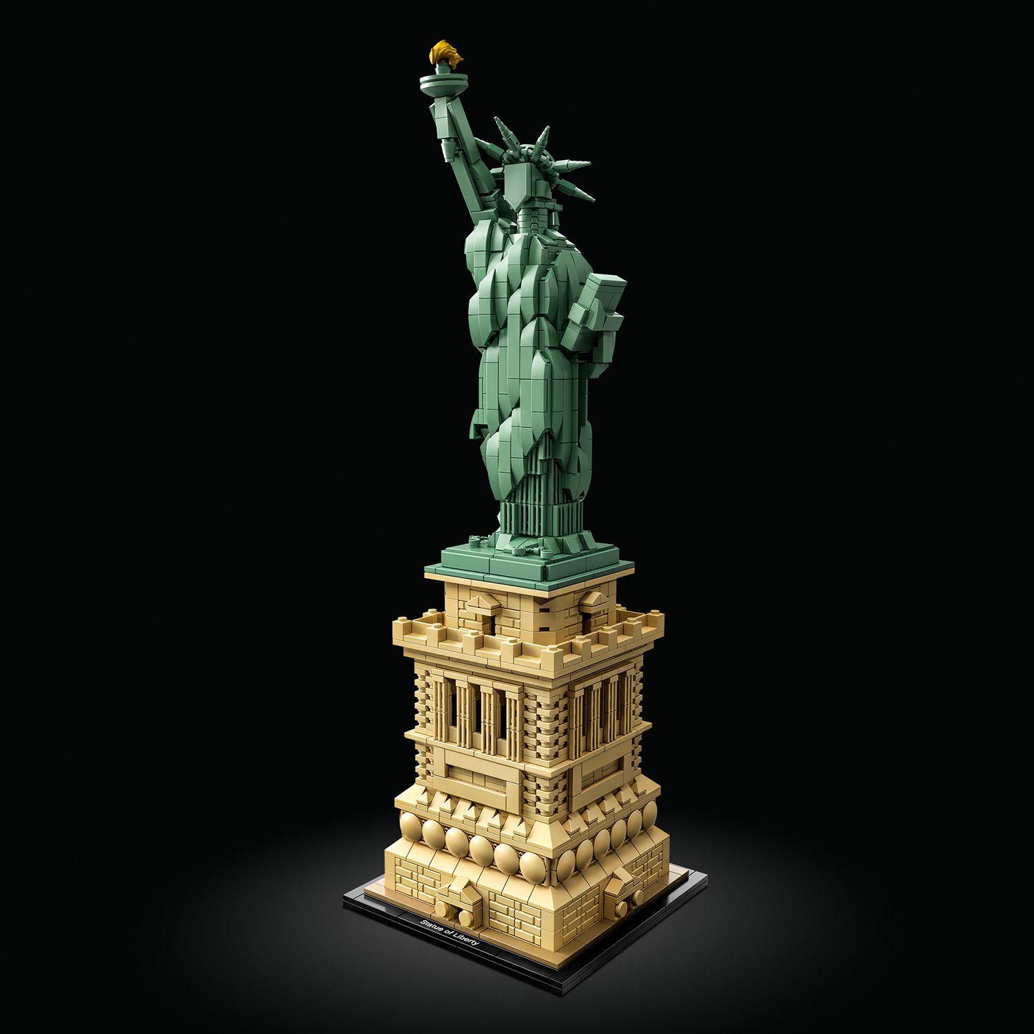 Voir la diapositive 5 : LEGO Architecture 21042 La Statue de la Liberté, Ensemble de Construction pour Adultes