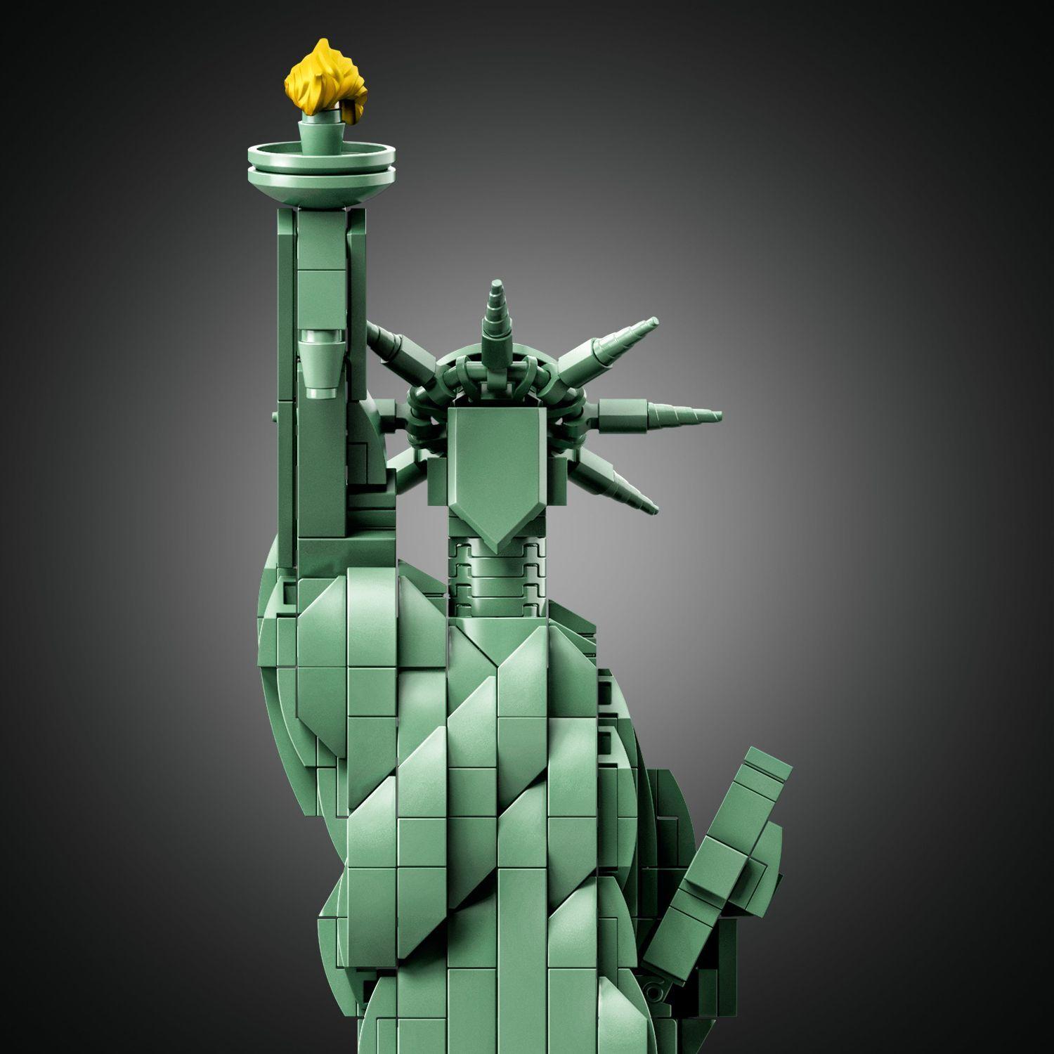 Voir la diapositive 6 : LEGO Architecture 21042 La Statue de la Liberté, Ensemble de Construction pour Adultes