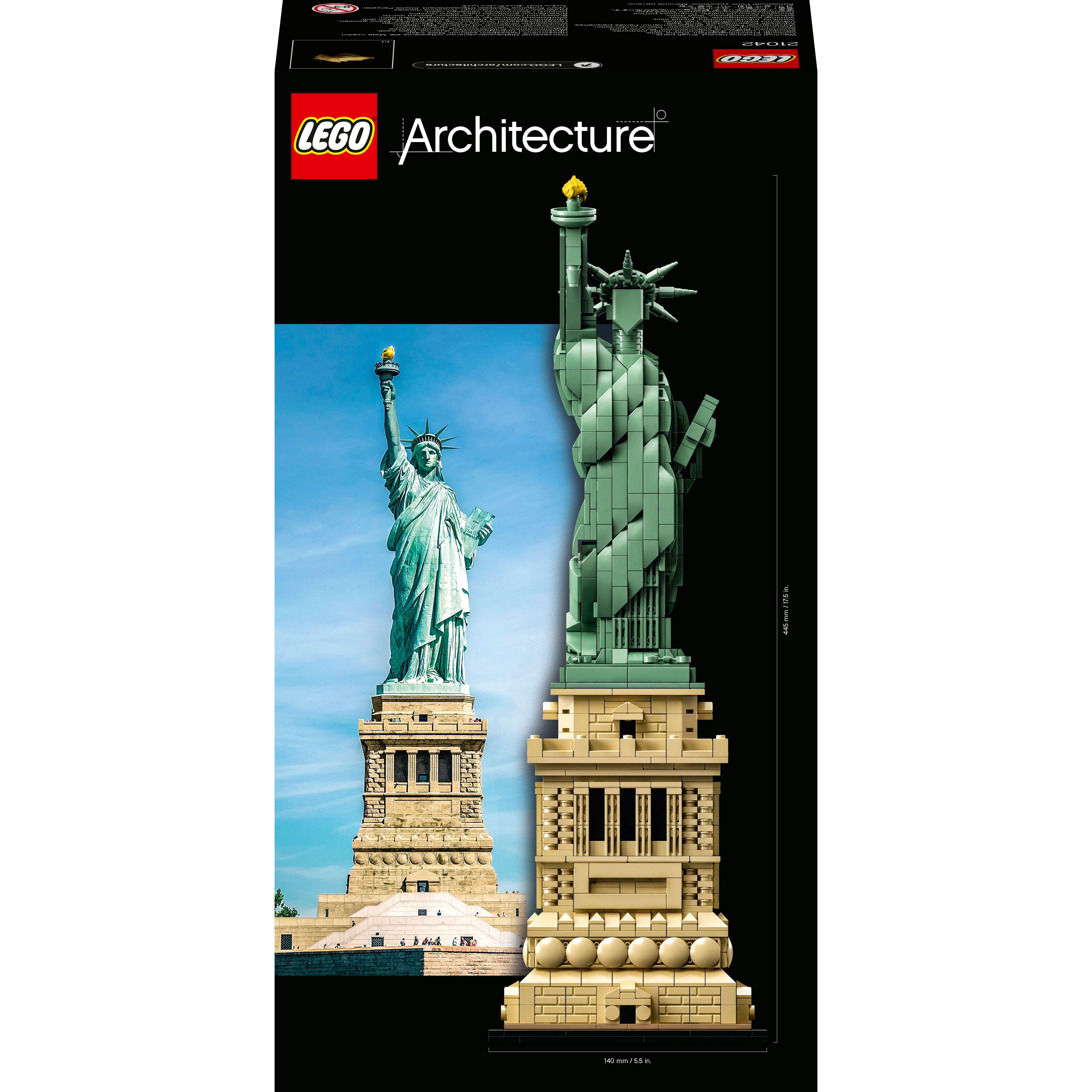 Voir la diapositive 8 : LEGO Architecture 21042 La Statue de la Liberté, Ensemble de Construction pour Adultes