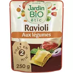 JARDIN BIO ETIC Ravioli aux légumes bio 1 portion 250g