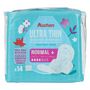 Voir la diapositive 3 : AUCHAN Serviettes hygiéniques avec ailettes regular 14 serviettes