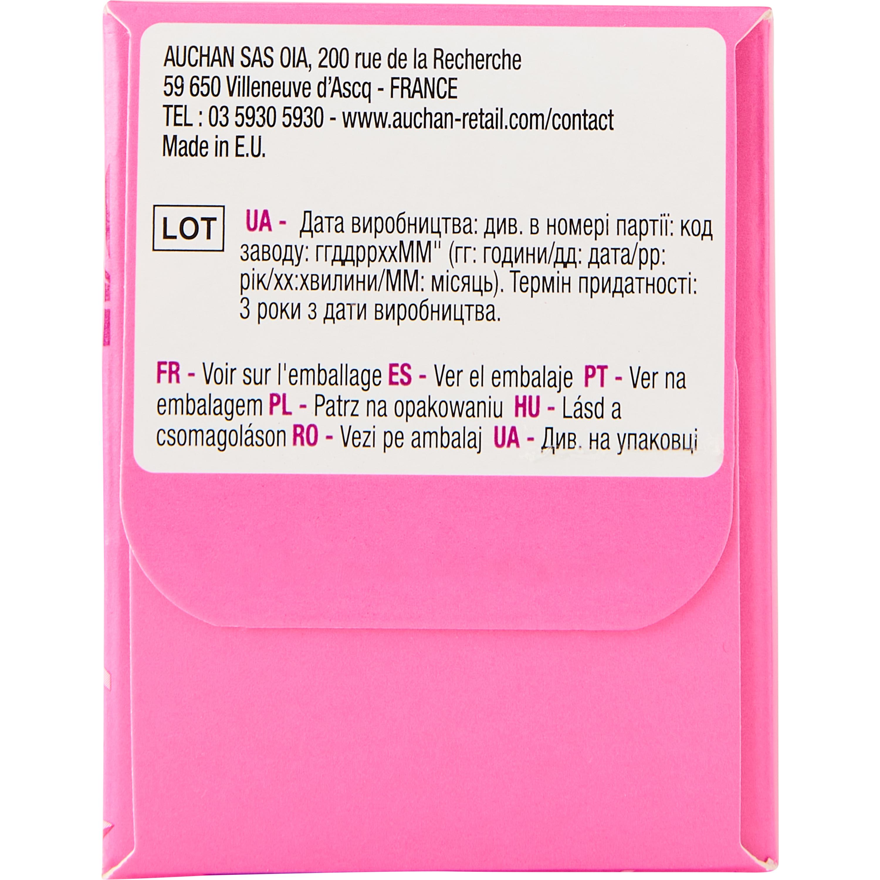 Voir la diapositive 6 : AUCHAN Protège lingerie light multiformes fresh x30